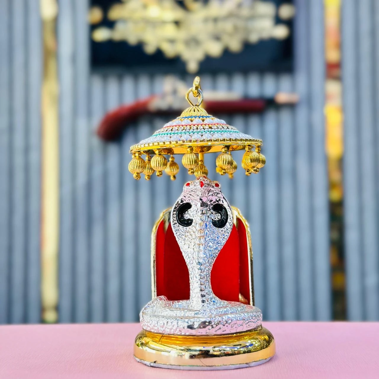 Silver plated Goga bapa murti