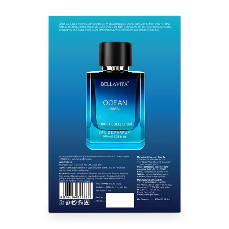 Ocean Man Perfume For Him (100ml)