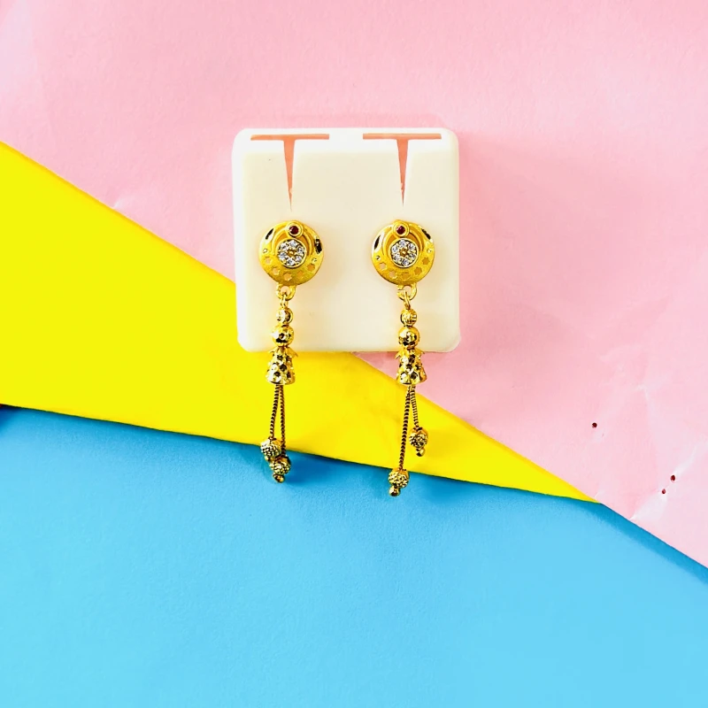traditional gold drop earrings