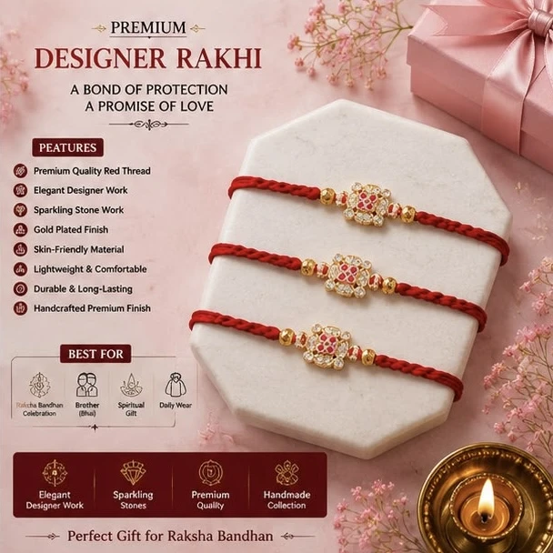 premium designer rakhis