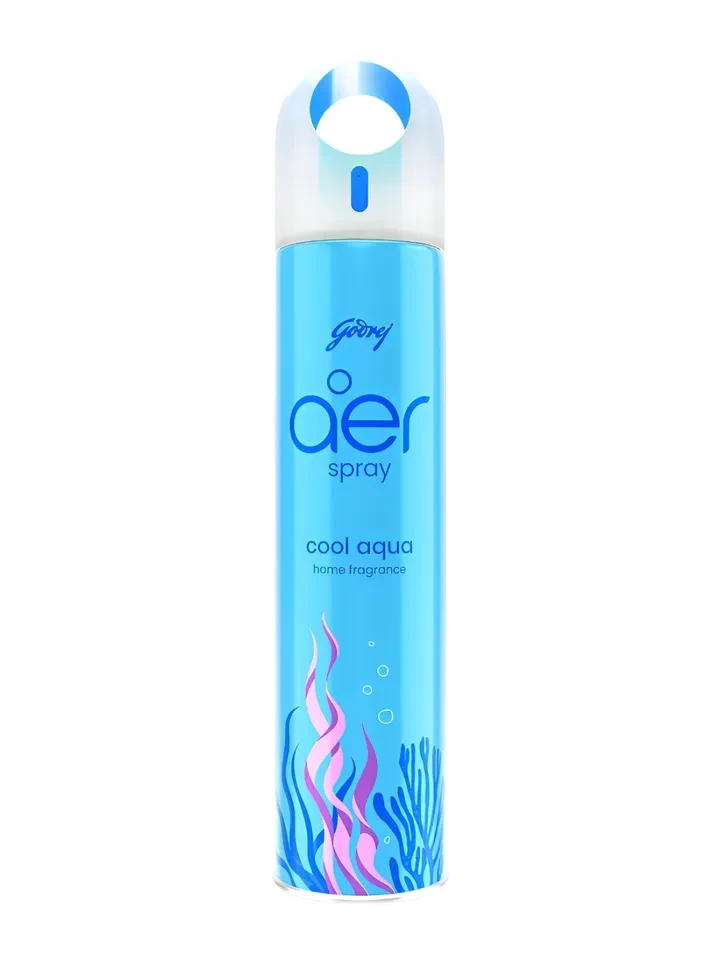 Godrej Aer Spray in the Cool Aqua scent