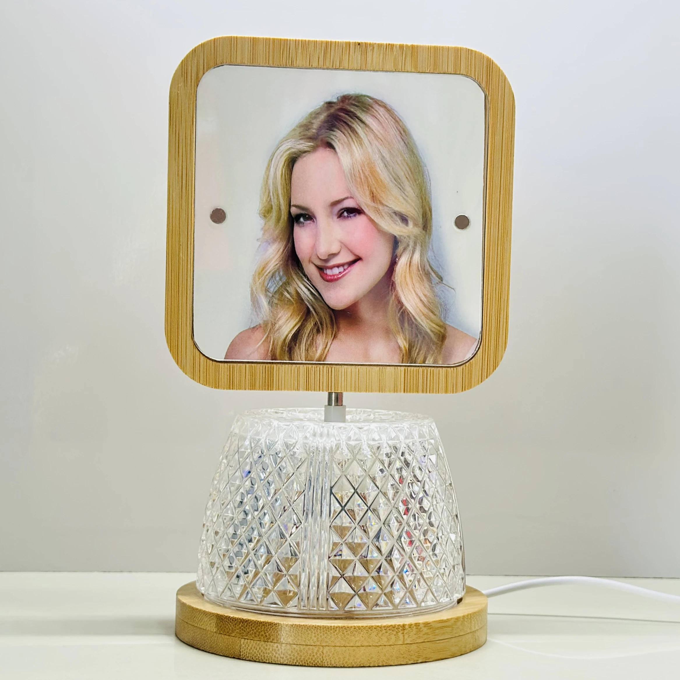 Wooden Glass Photo Frame (SKU-8BMBL3)