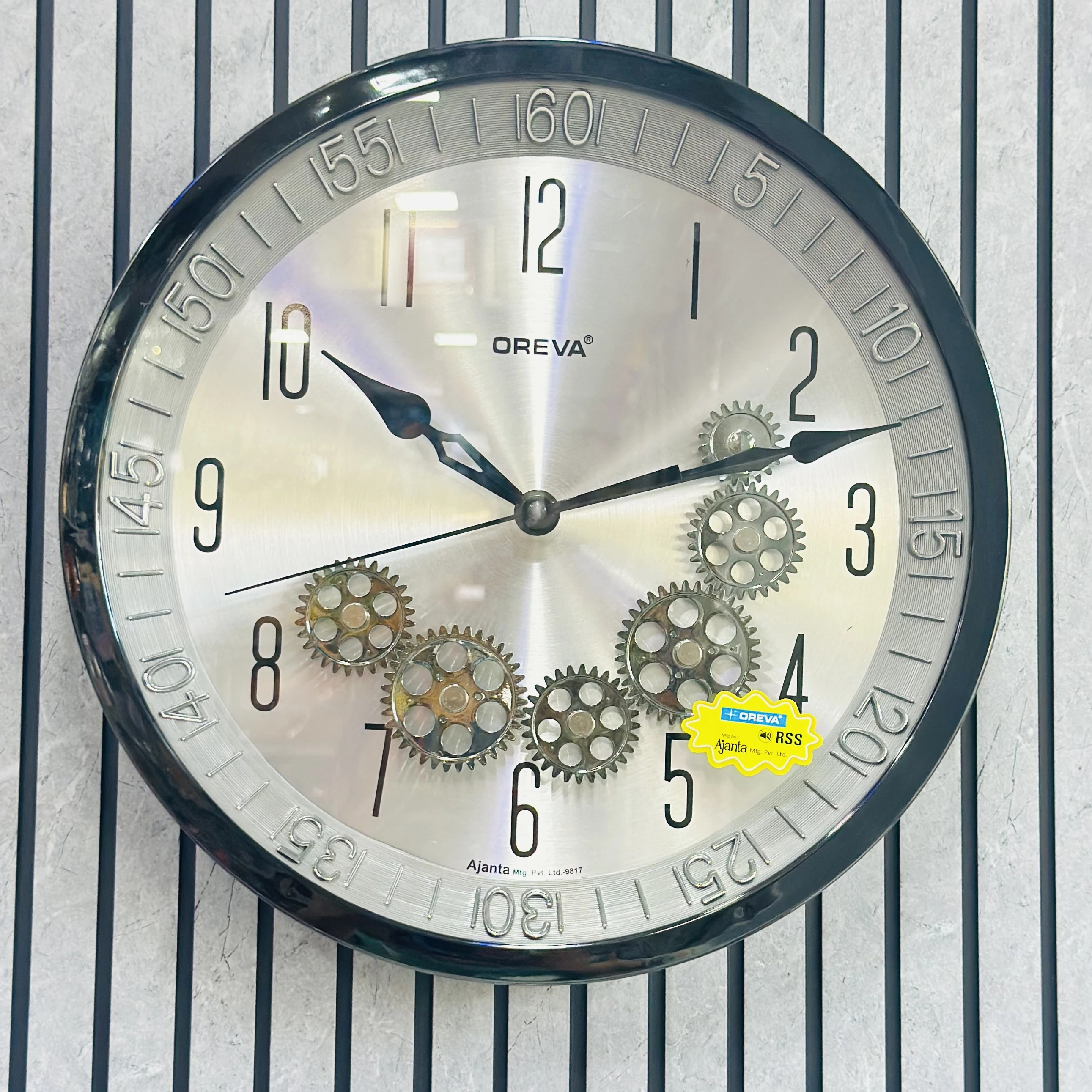 Wall Clock.  …. Model :- 9817SS