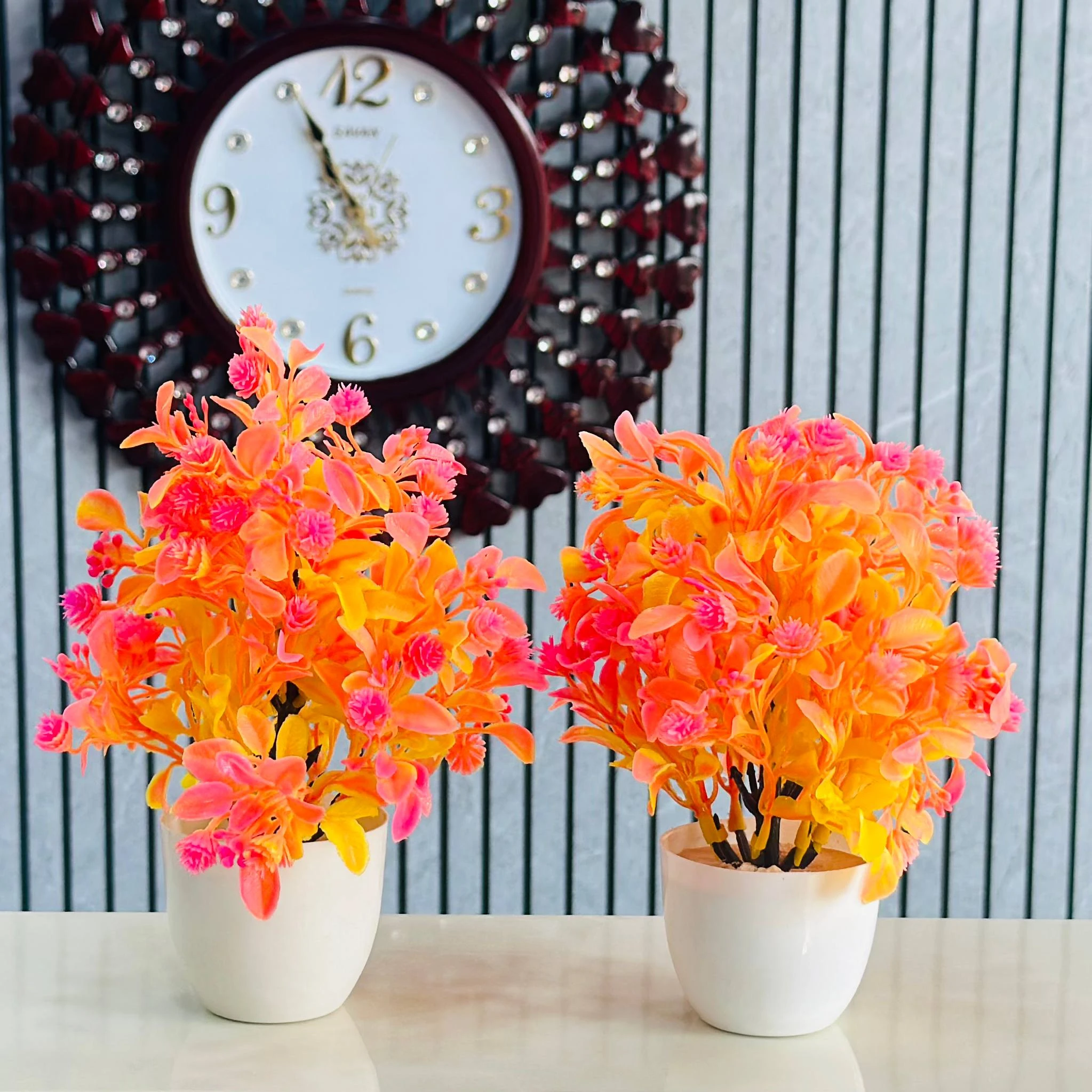 Flower Plants with Pot Showcase Decoration Plants Flowers