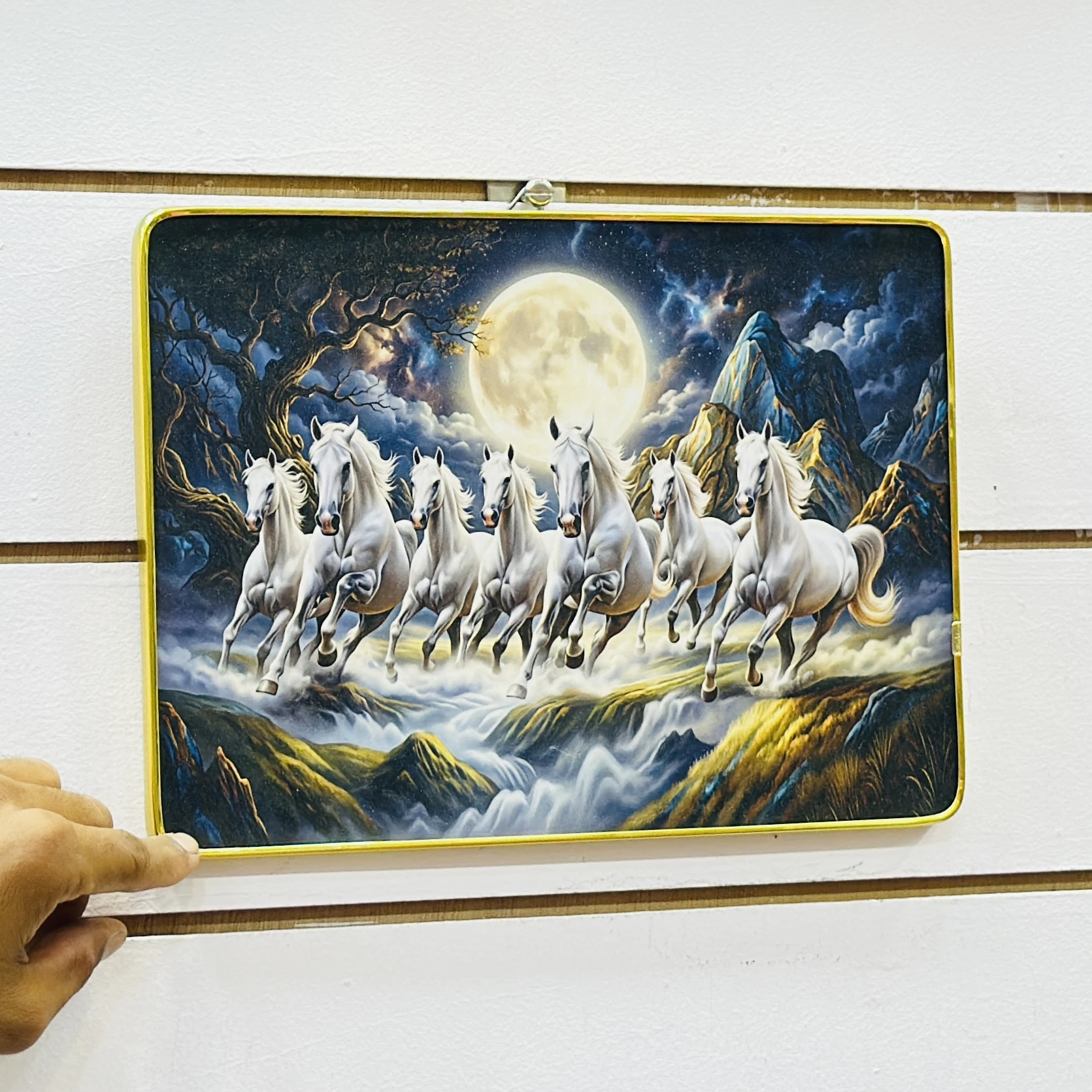 Seven Horses Vastu Painting……ZA8W36