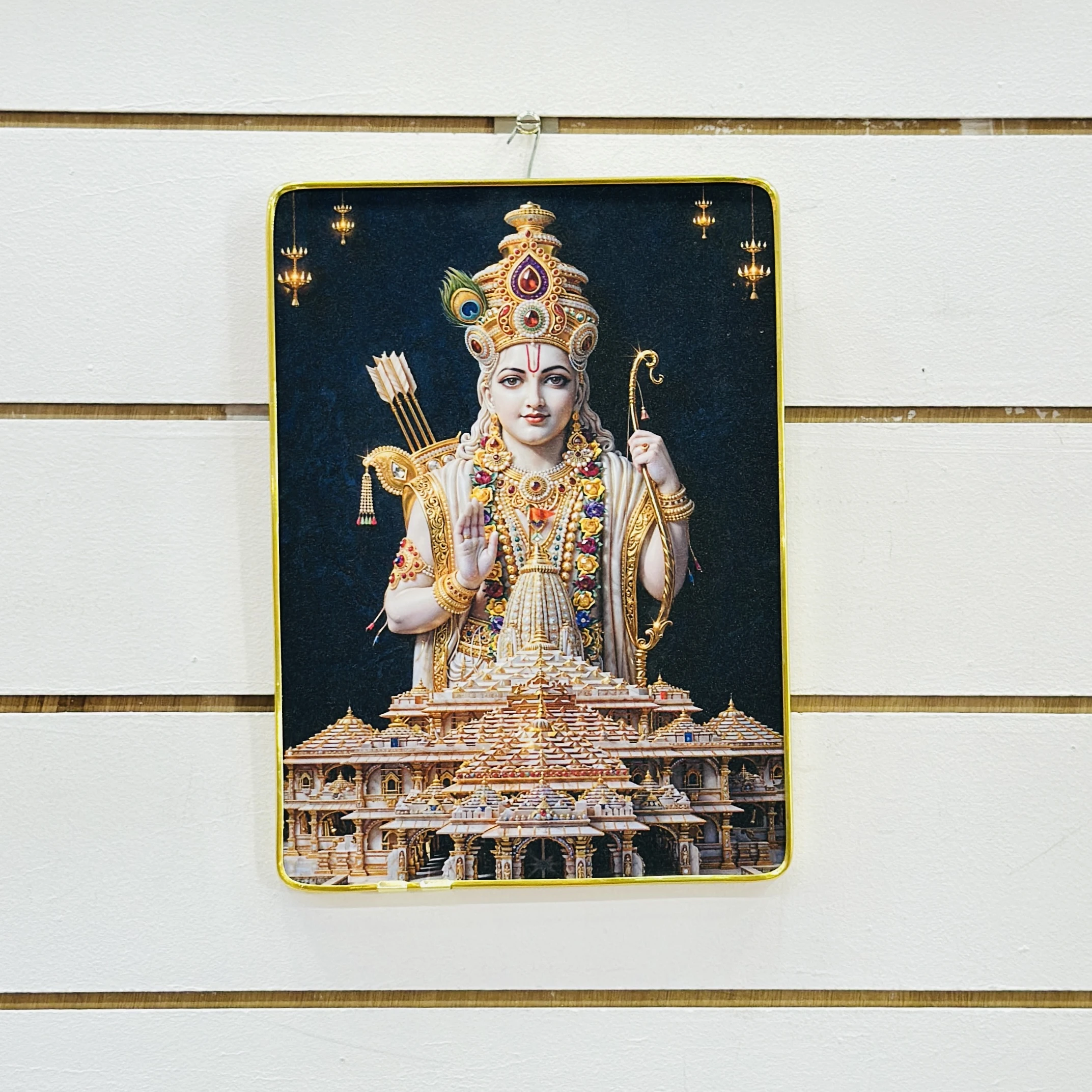 Ram Mandir temple in Ayodhya.     JBGKY7