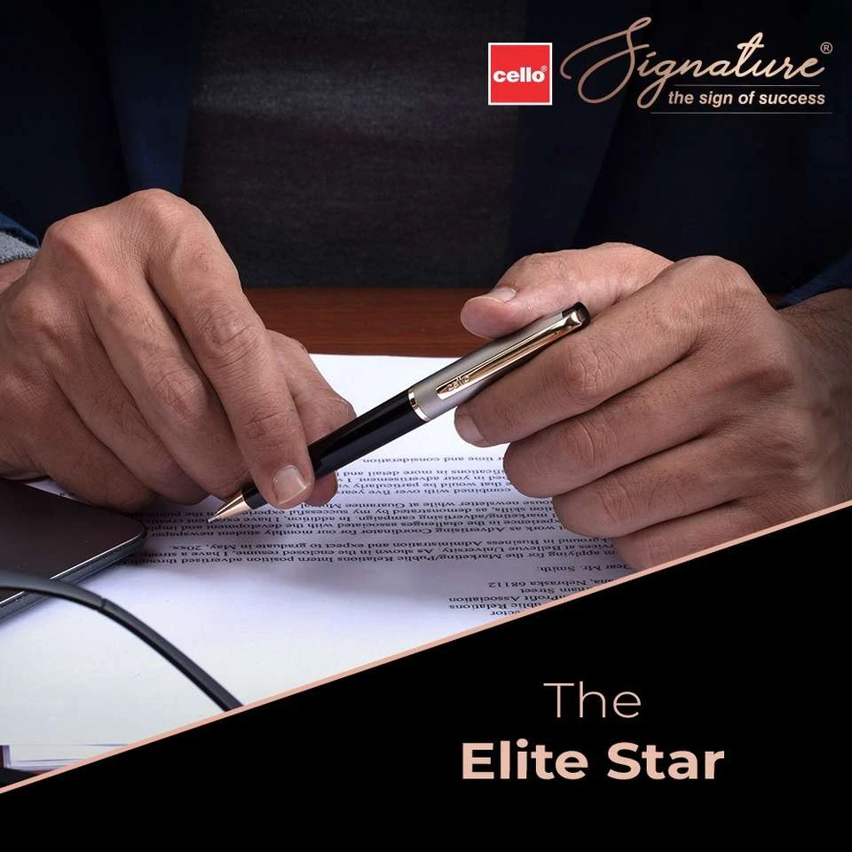 Cello Signature Moonlit Ball Pen.
