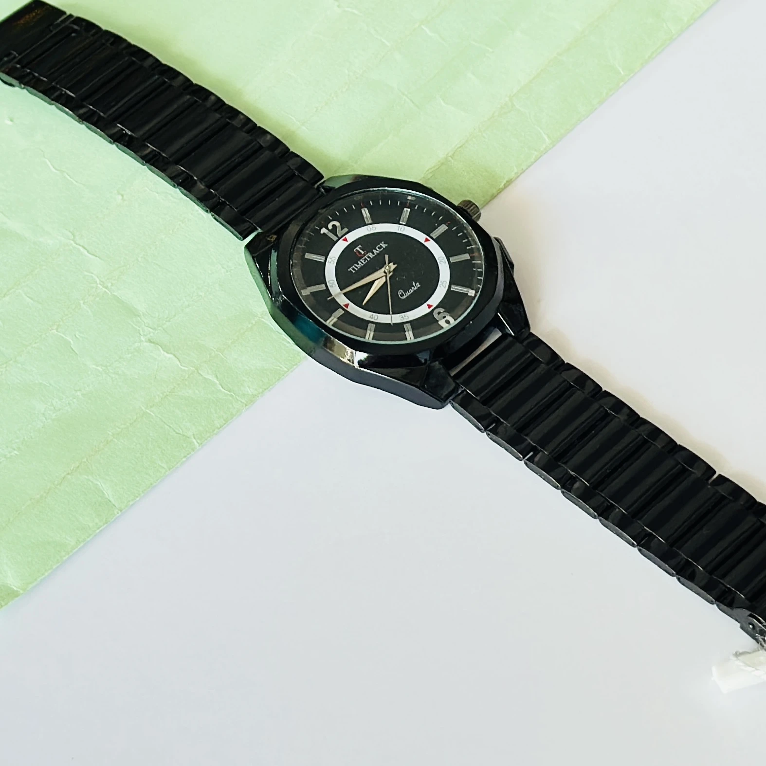 Black Analogue Watch For Man’s