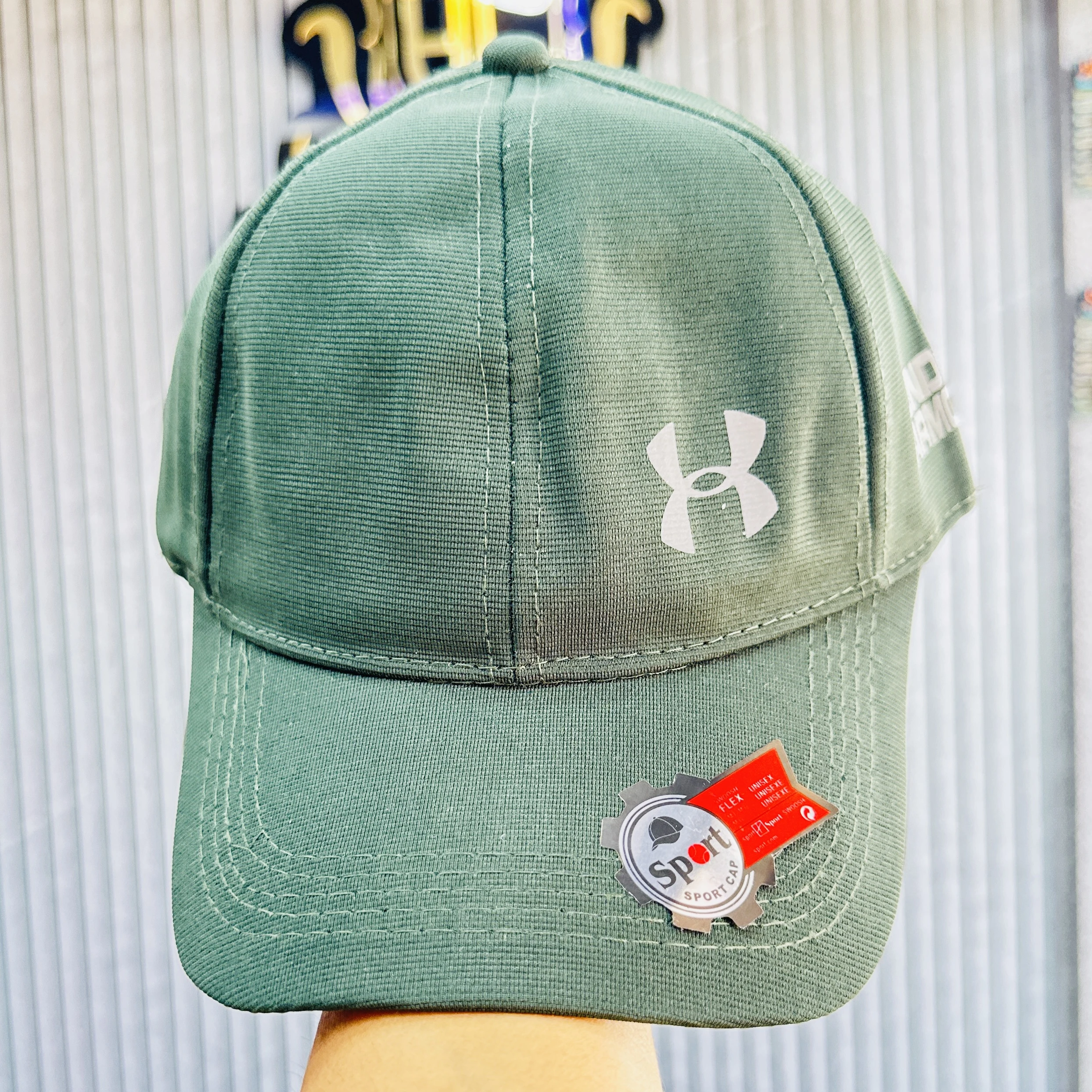 Under Armour Green Blitzing Adjustable Cap