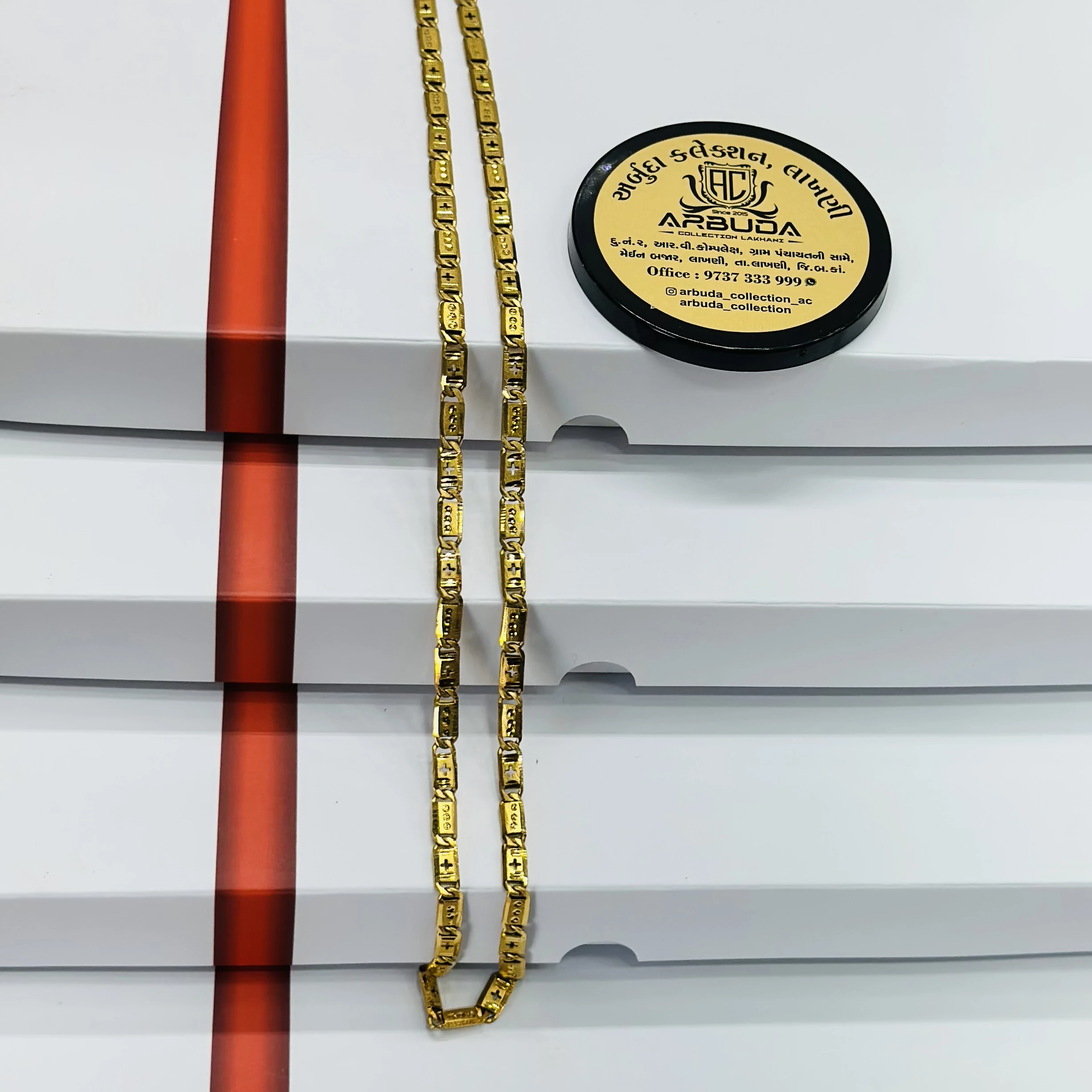 Gold plated design chain