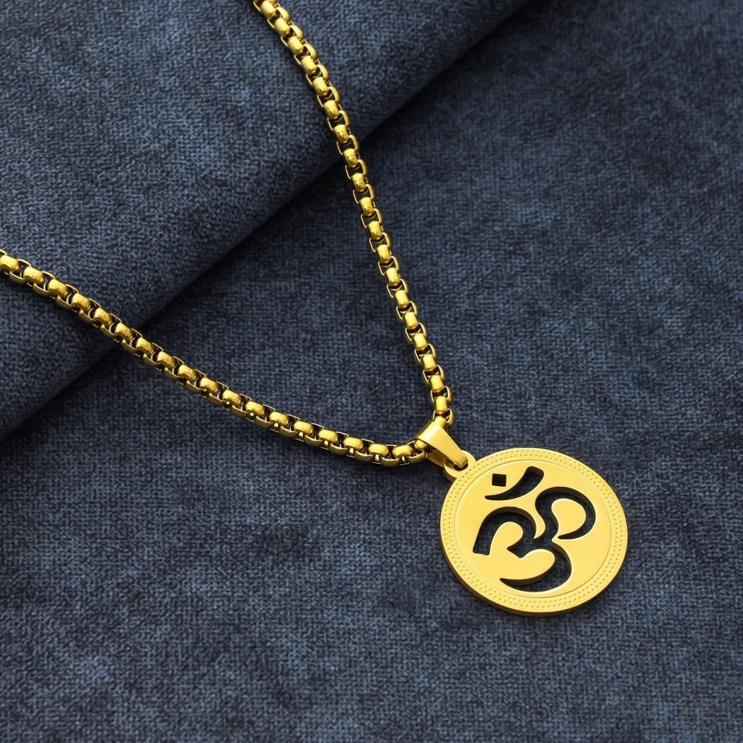 Gold plated pendant
