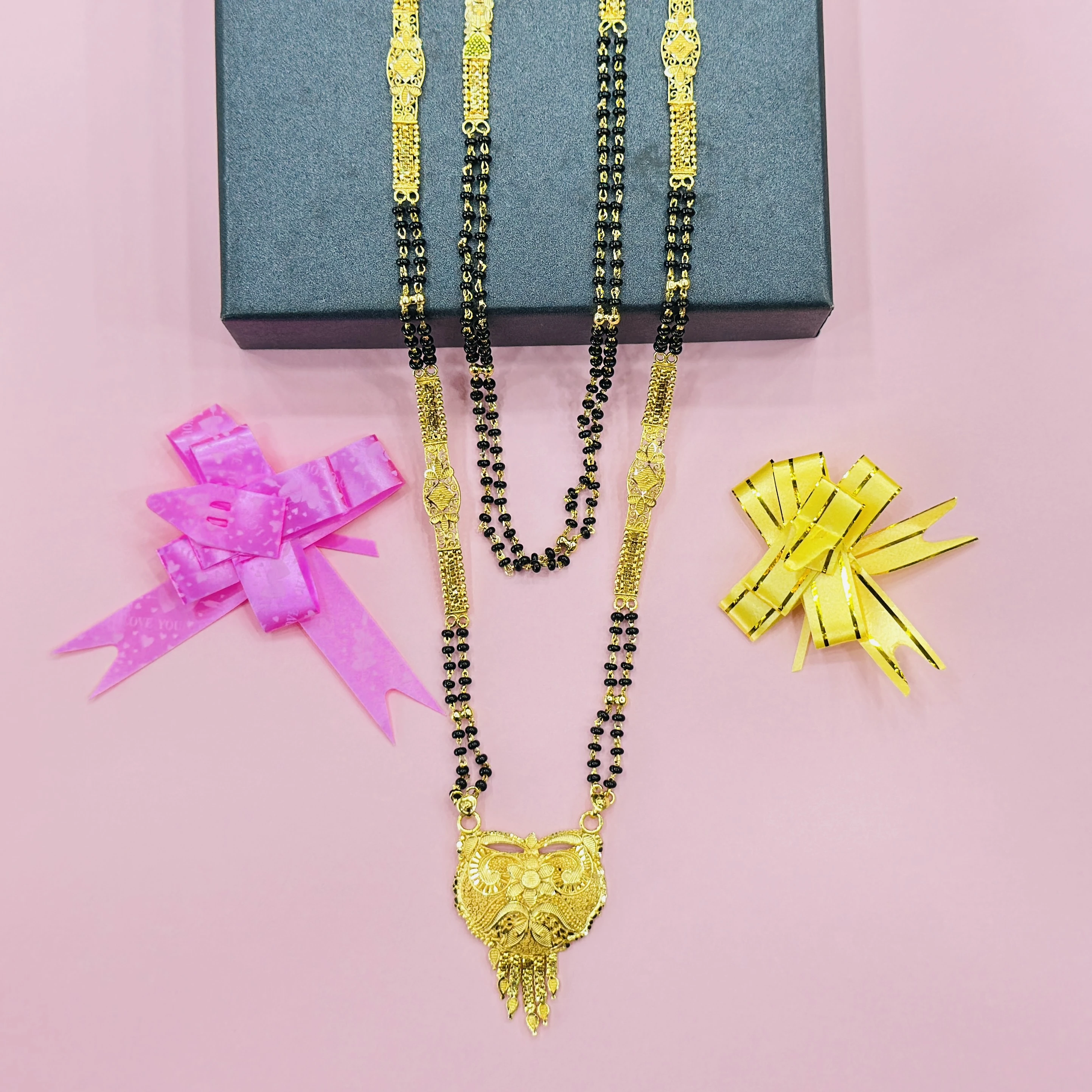 Gold plated alloy mangalsutra
