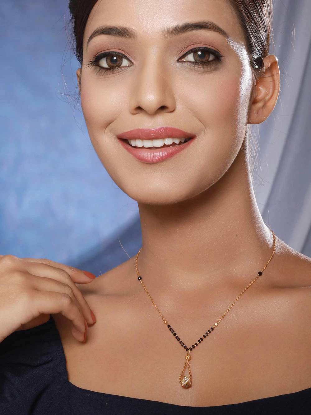 Belleza Jewels gold-plated mangalsutra