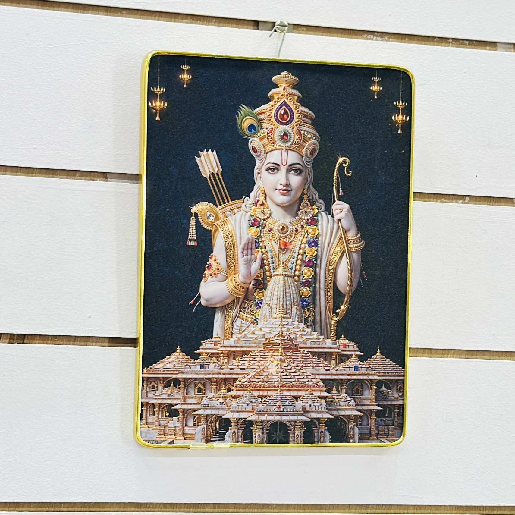 Ram Mandir temple in Ayodhya.     JBGKY7