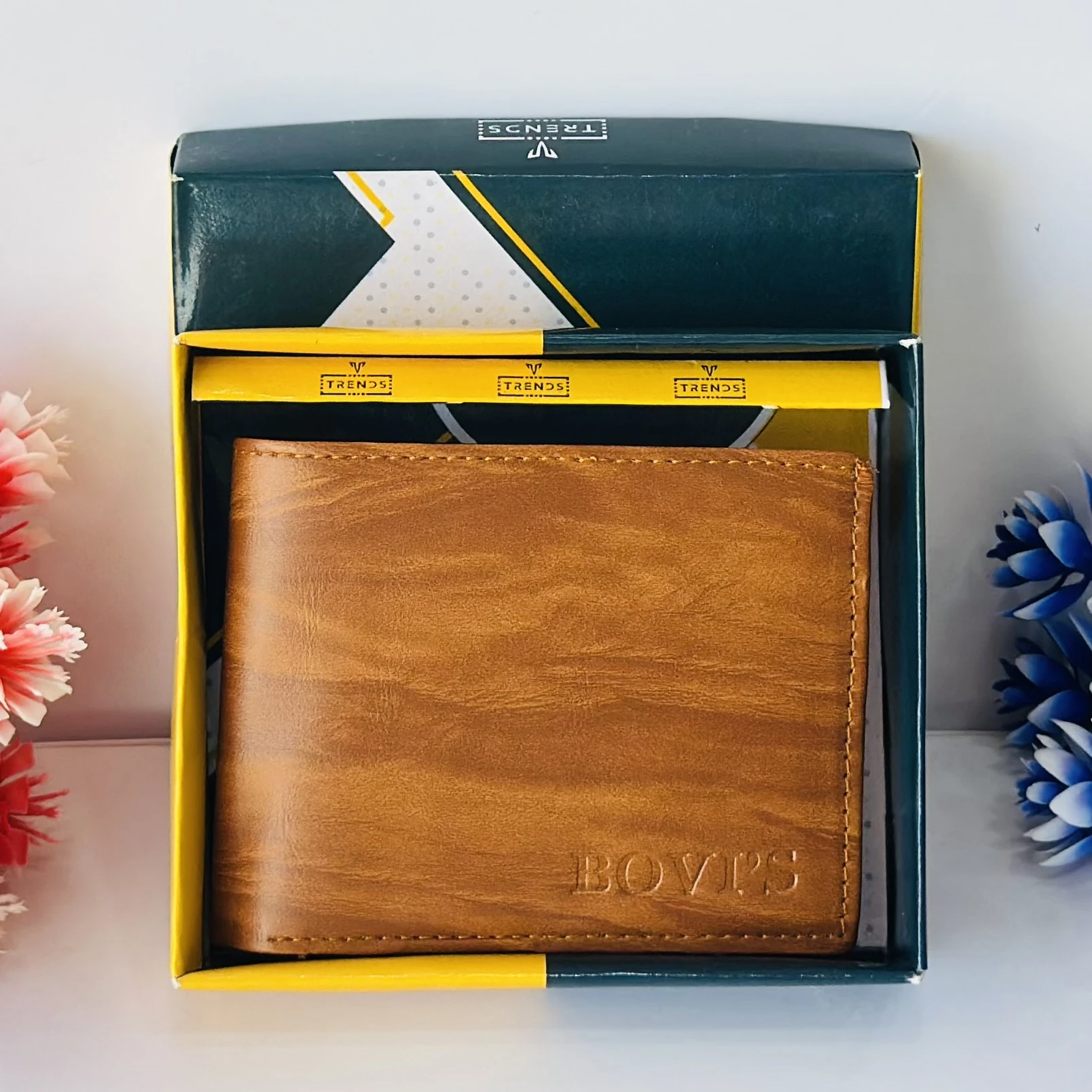 Men's Pure Leather Global Coin Bi Fold Wallet
