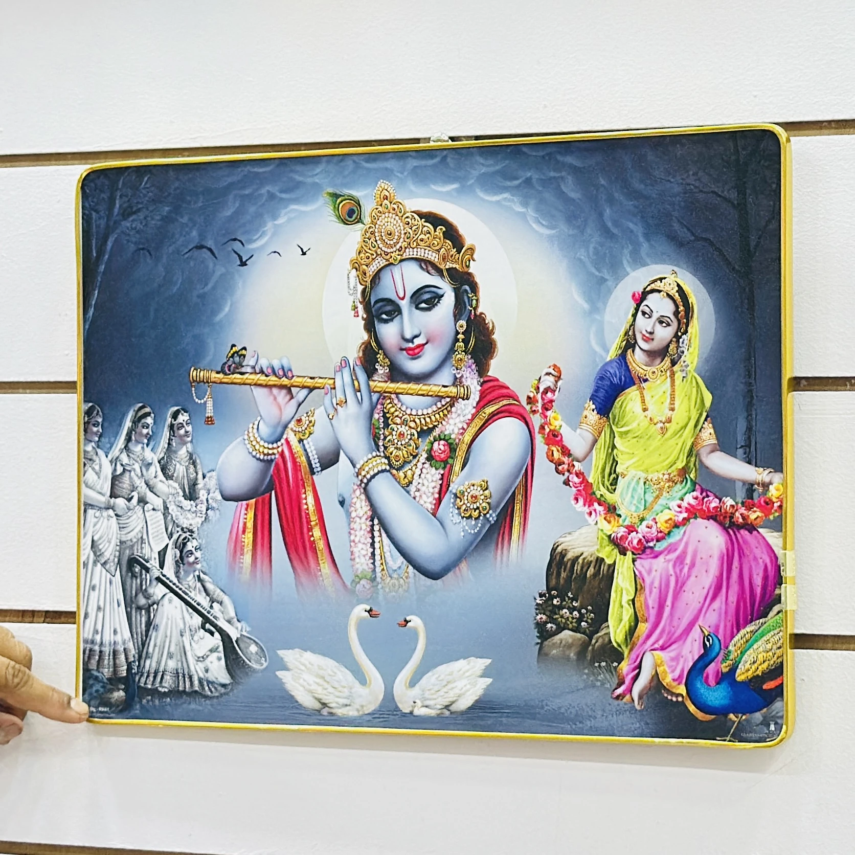 Radha Krishna wall painting…… ZQ675W