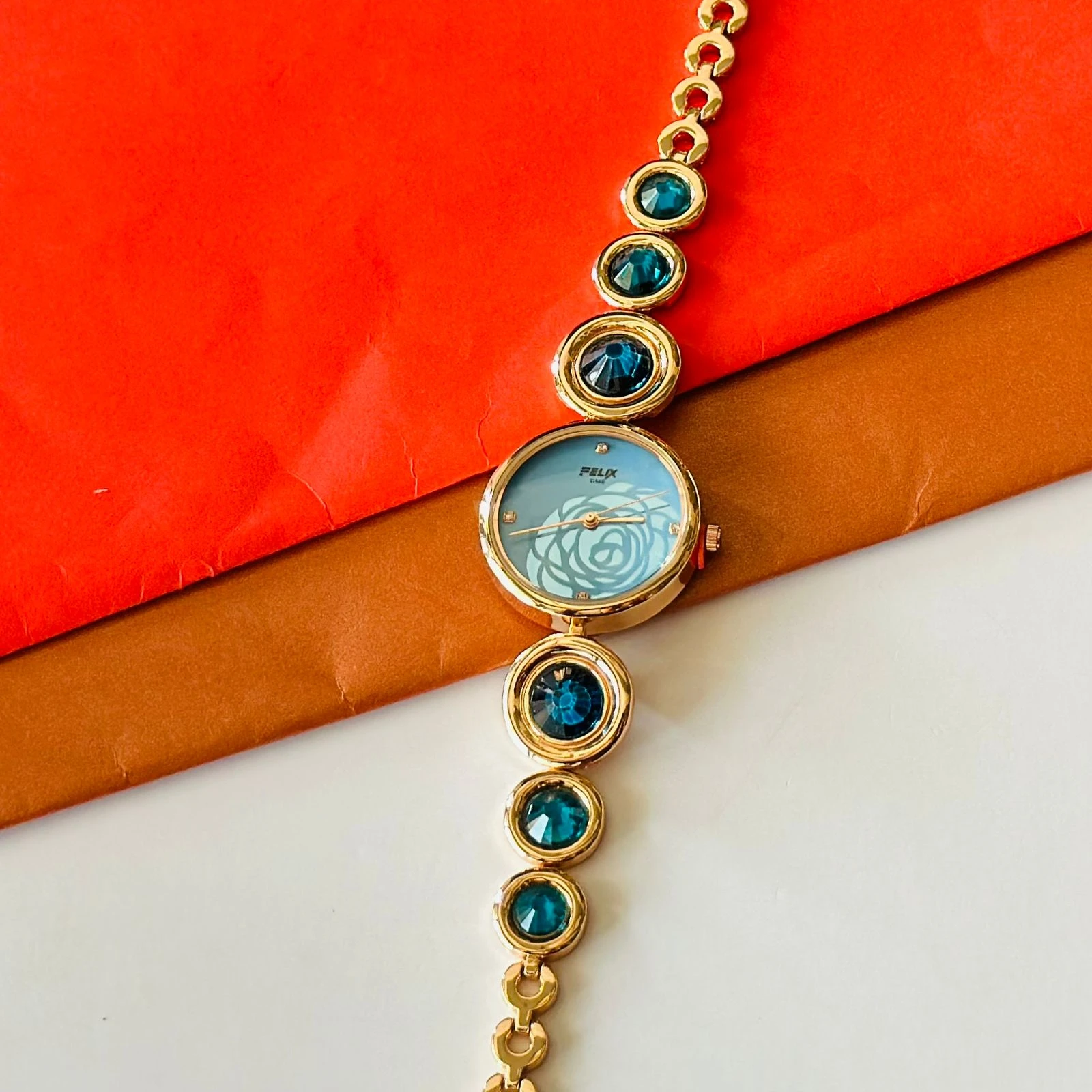 Raga Moments Of Joy Mother of Pearl Dial Women Watch With Metal Strap