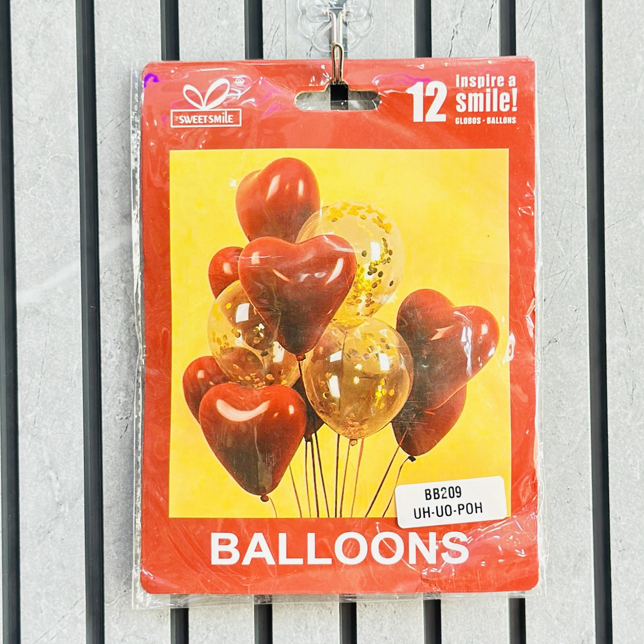 Sweetsmile brand heart-shaped latex balloons