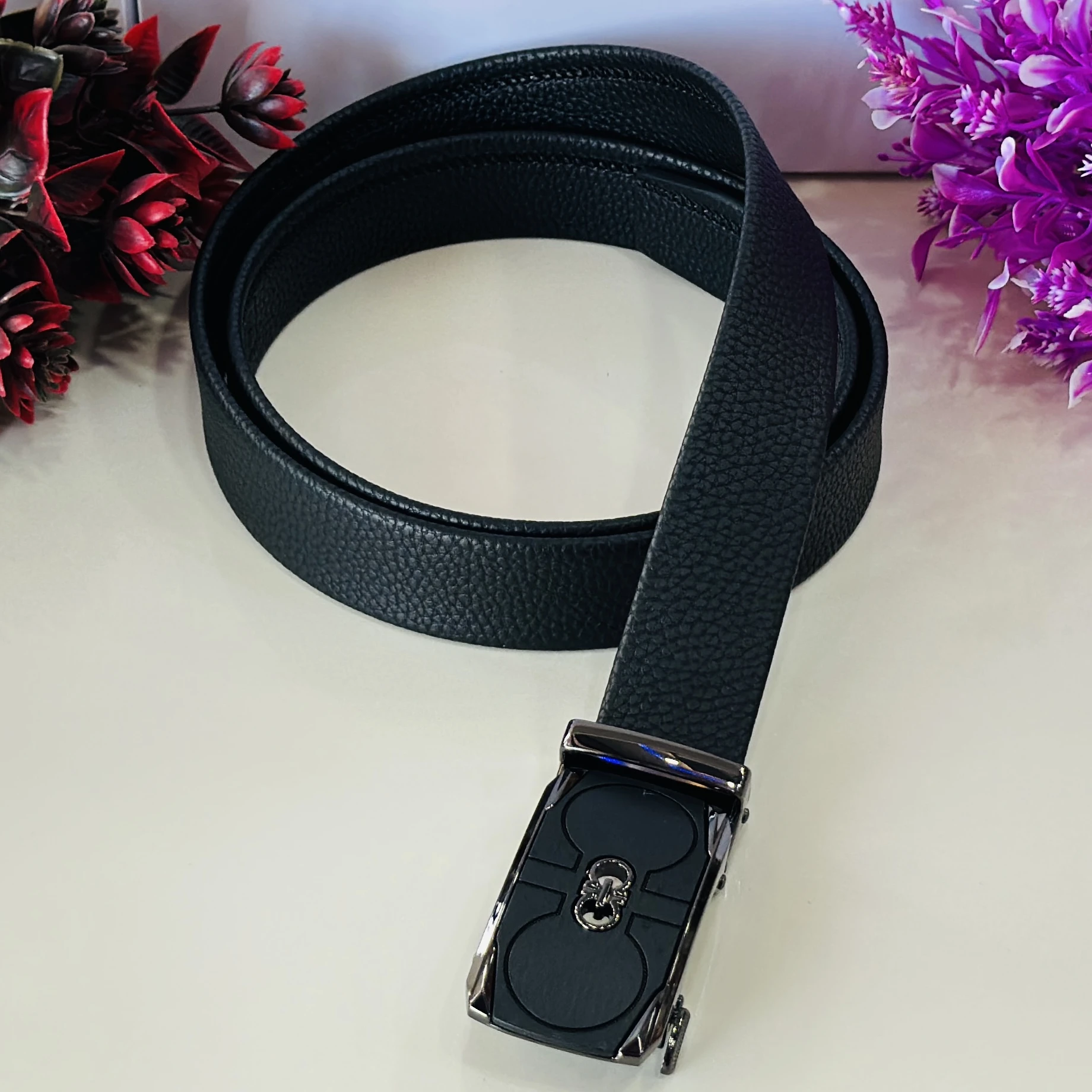 Leather House men's genuine leather belt