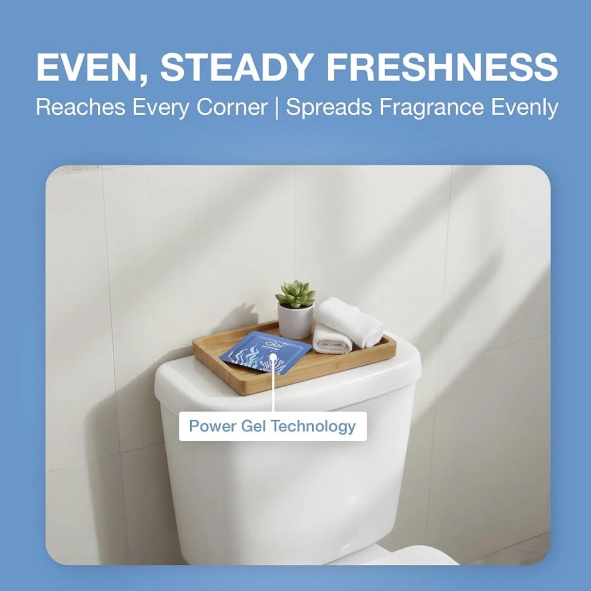 Godrej Aer Power Pocket Bathroom Freshener - Sea Breeze (10g)