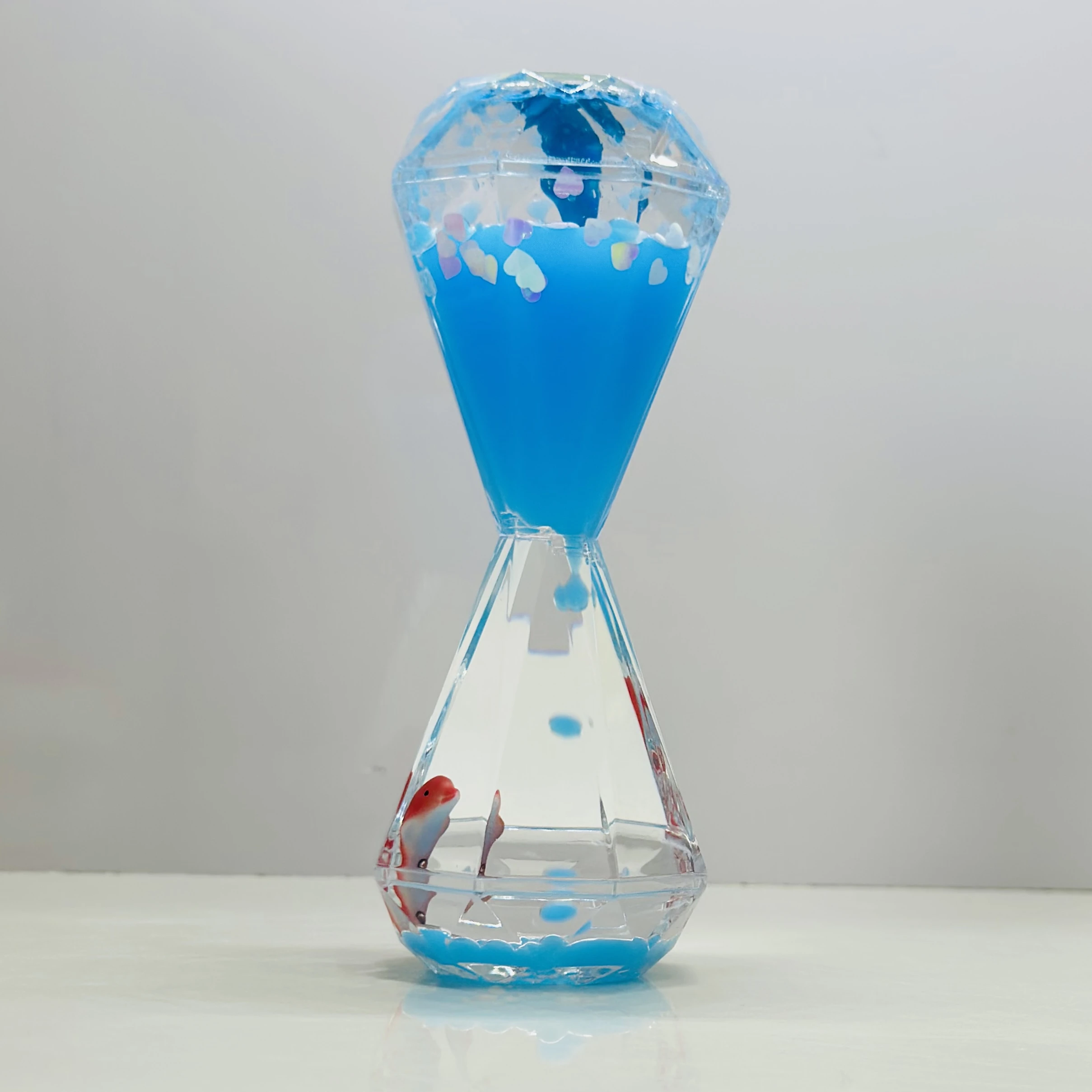 Beautiful Colored Floating Bubble Hourglass(SKU-ZQCQM3)