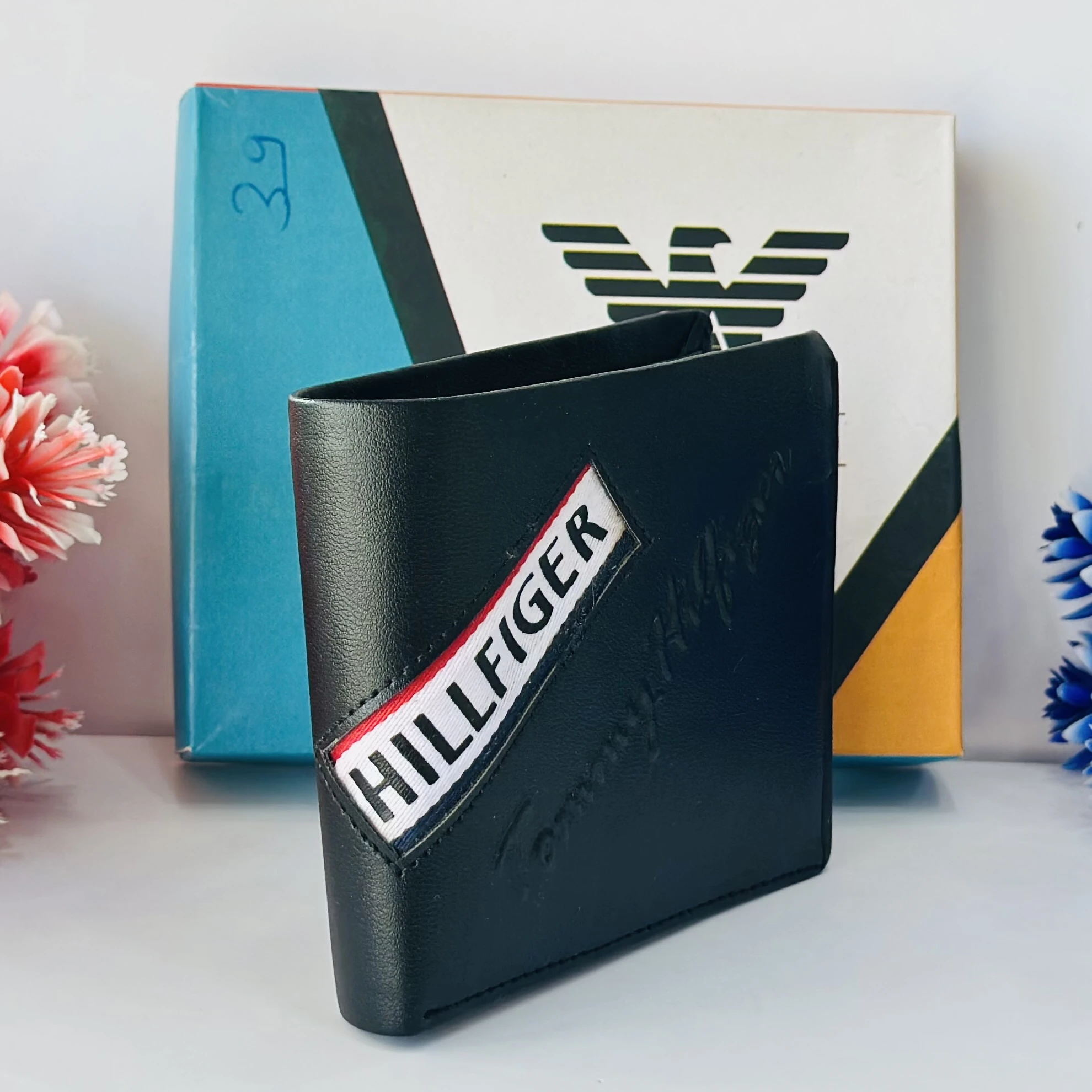 Men's Pure Leather Global Coin Bi Fold Wallet