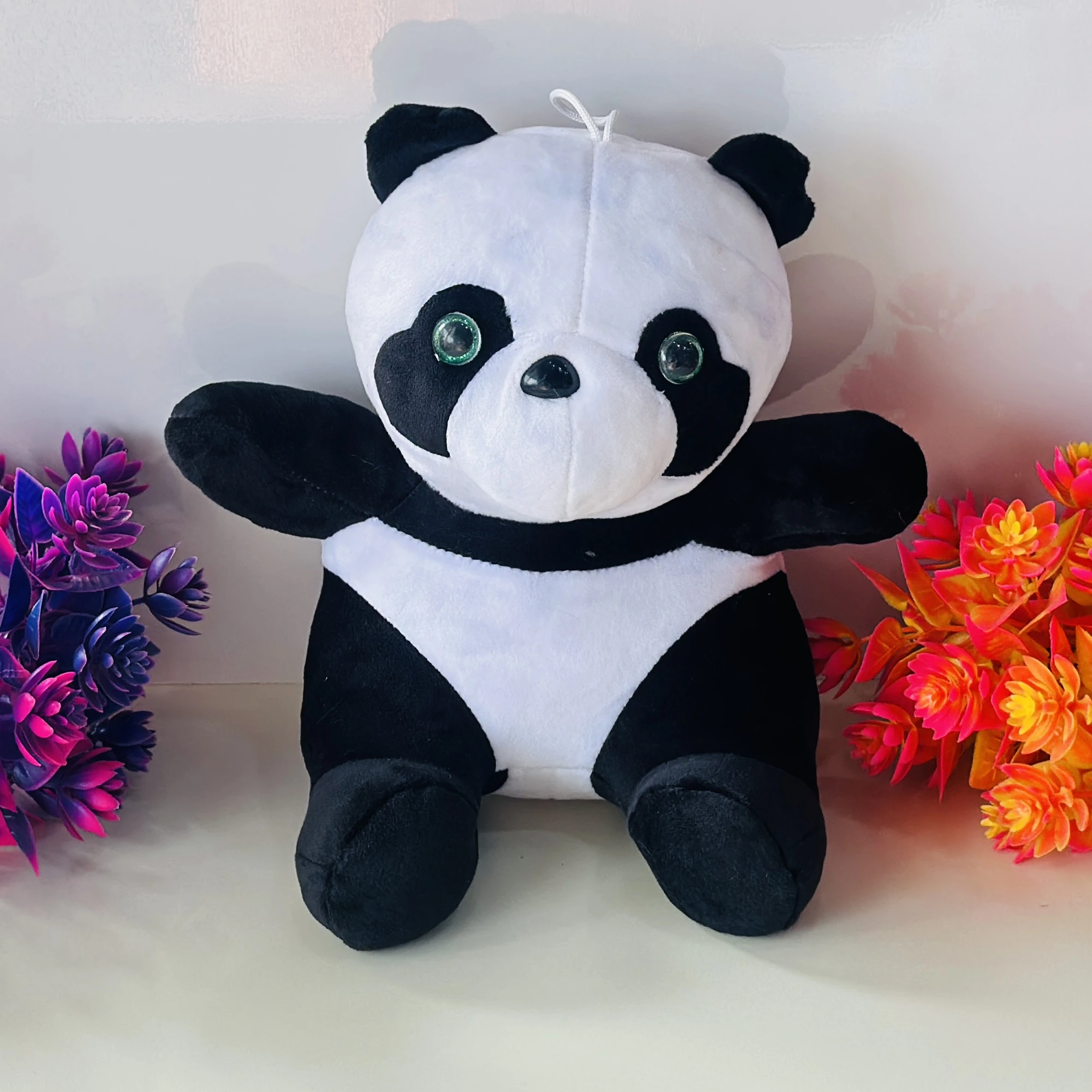 Soft panda plush toy.