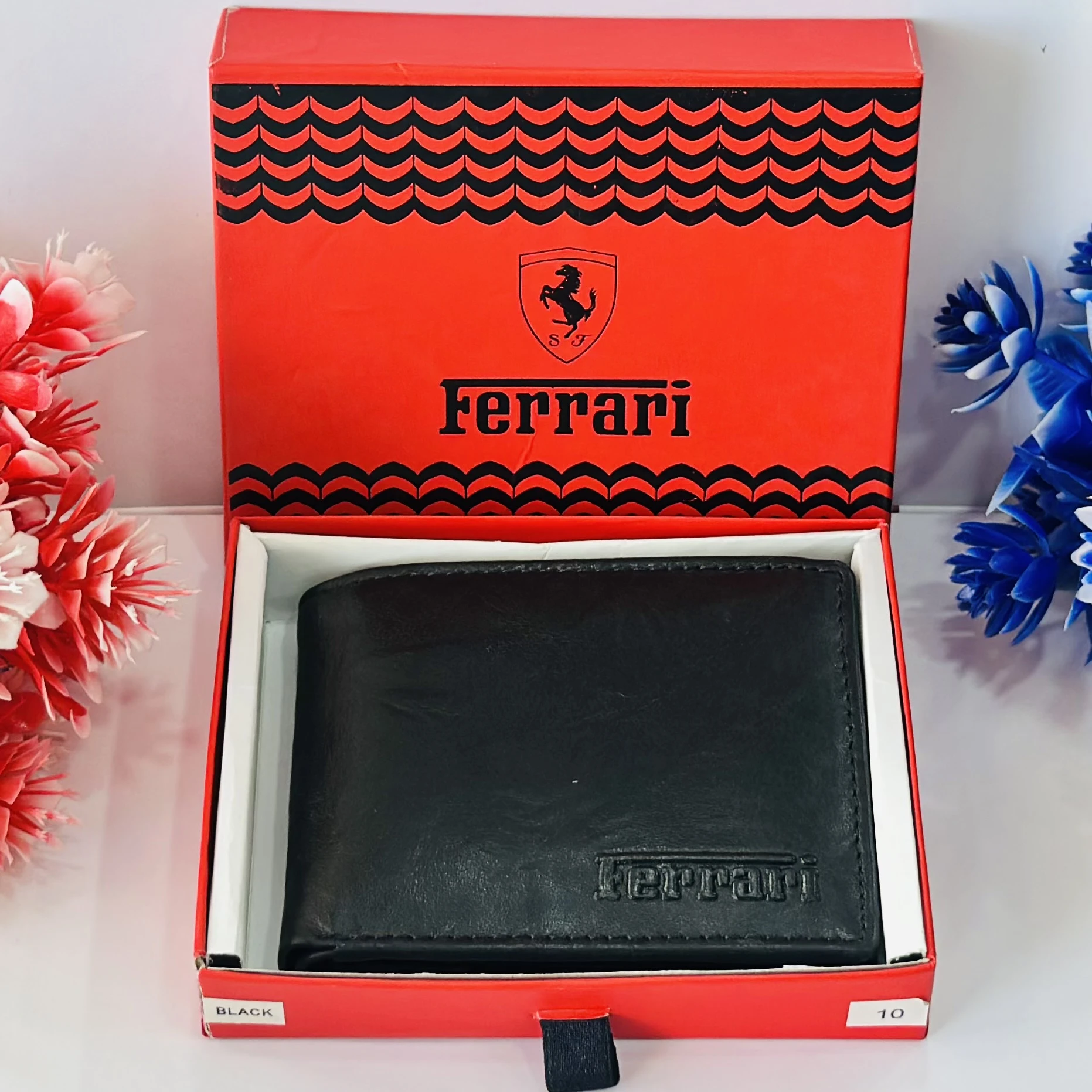 Party Black Artificial Leather Wallet.
