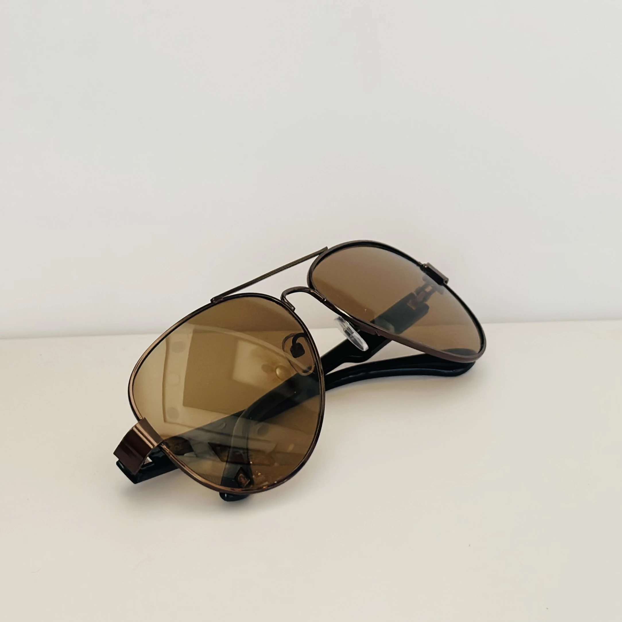 Black aviator sunglasses