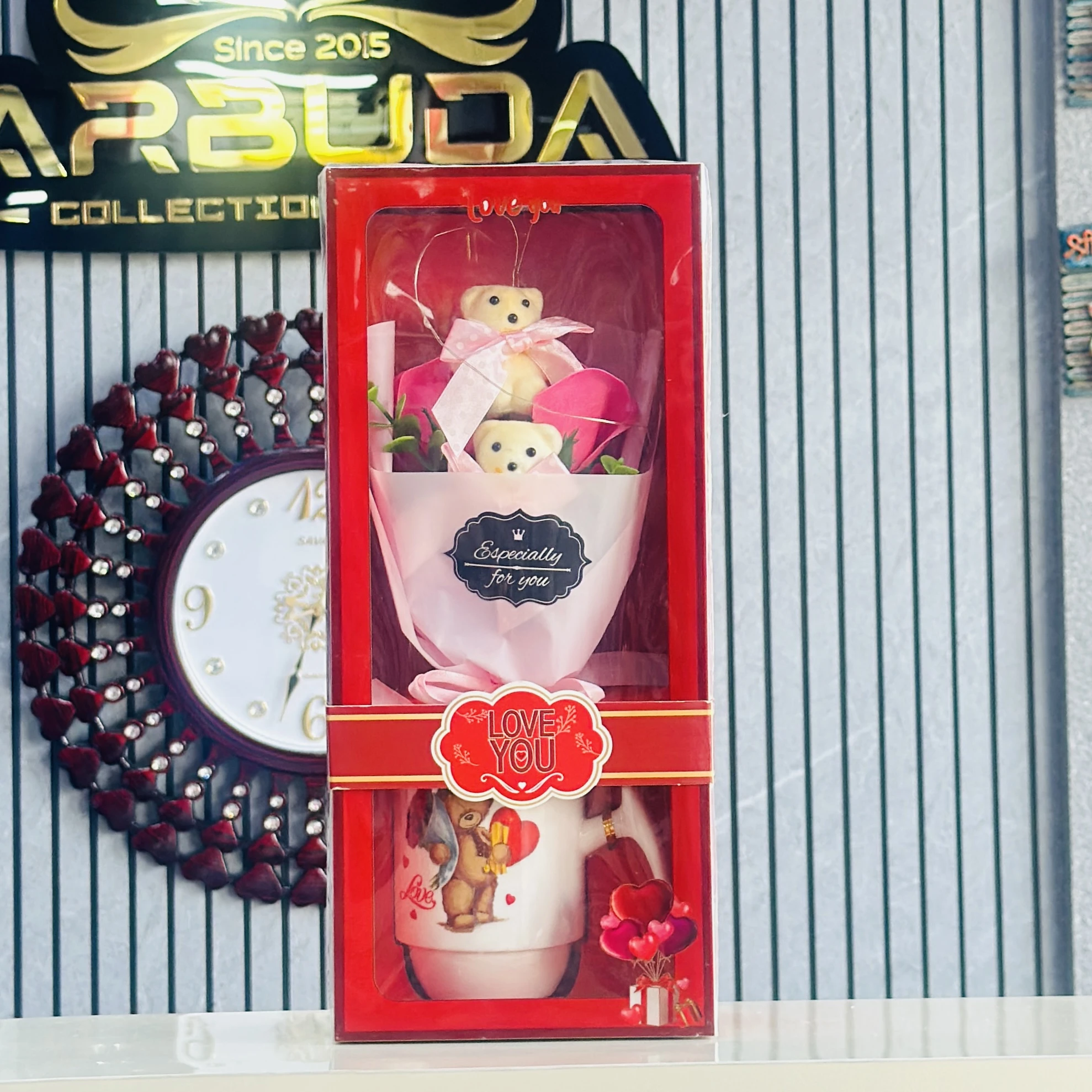 Teddy bear bouquet, and a mug  Gift …. OET7T3