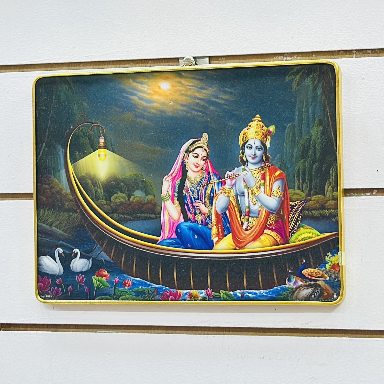 Radha Krishna framed wall painting…… AJCWG7