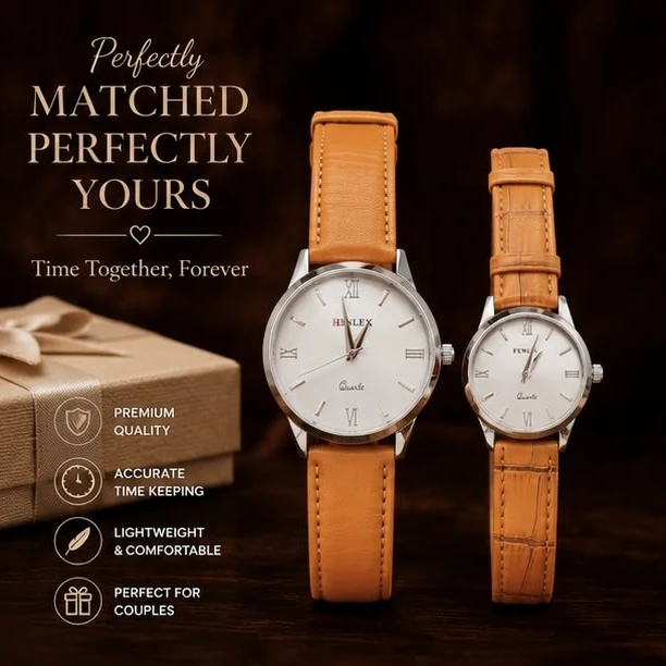 Elegant Matching Couple Watches