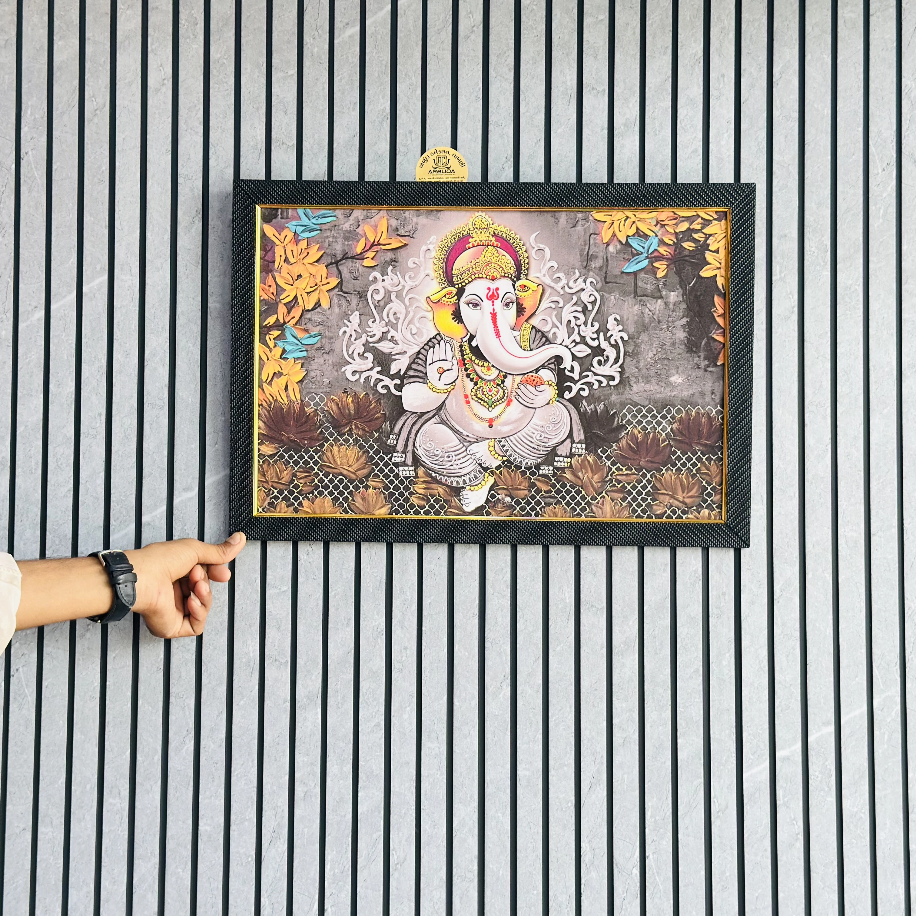 Ganpati bapa Frame (SKU-4WZ89T)