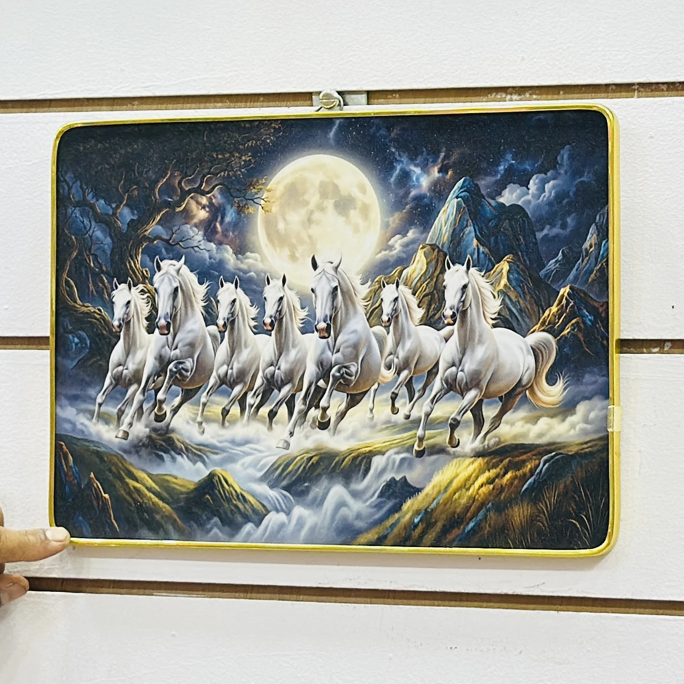 Seven Horses Vastu Painting……ZA8W36