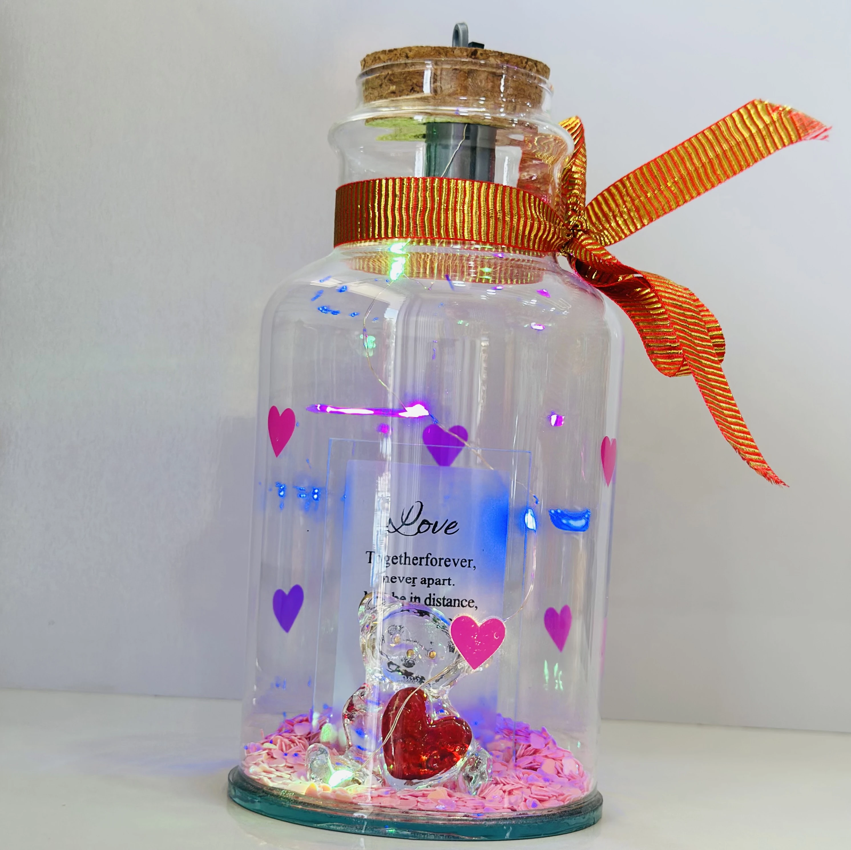 LED Love Message Jar or Bottle(SKU-0JC0CW)