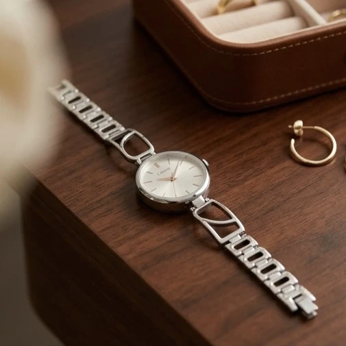 an analog women's watch
