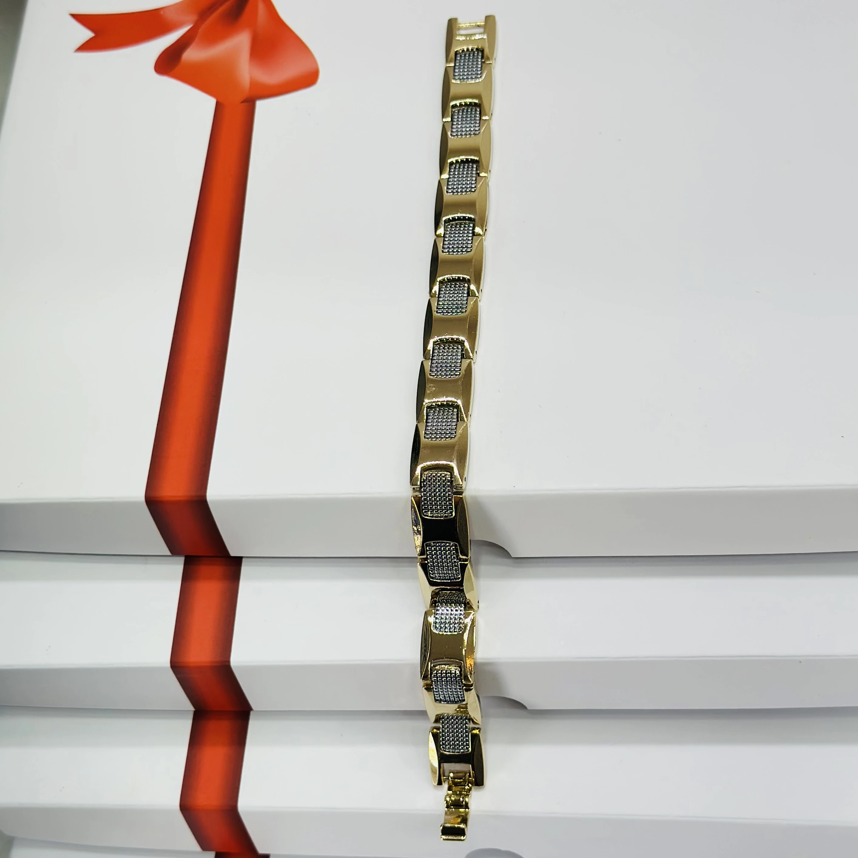 1 GRAM GOLD DIAMOND BRACELET FOR MEN