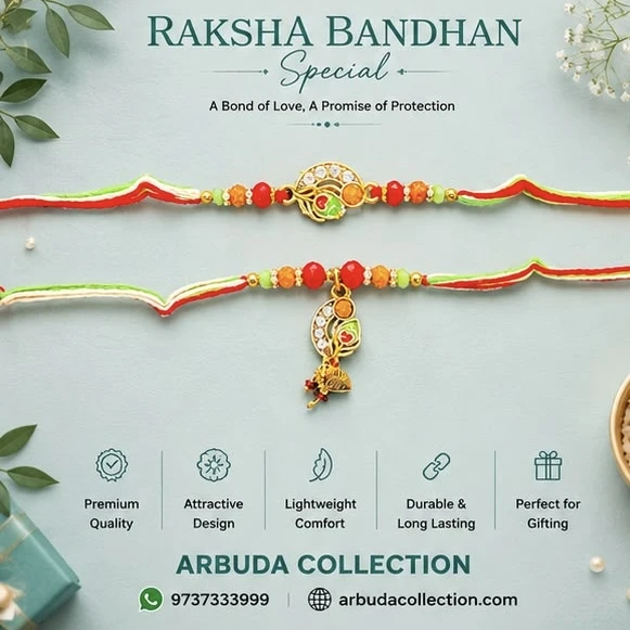 Bhai Bhai best design Rakhi Set