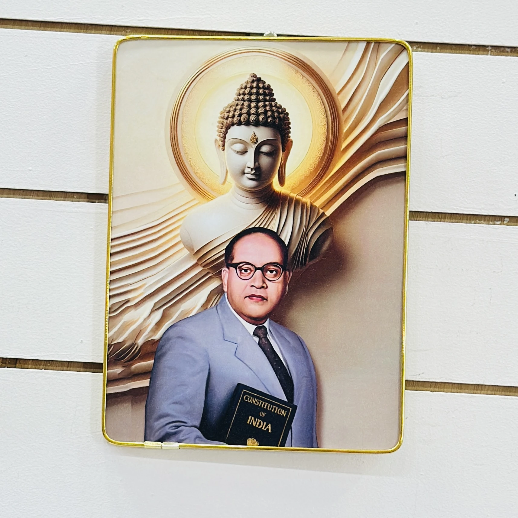 Buddha ambedkar photo frame……. 6J4FXZ