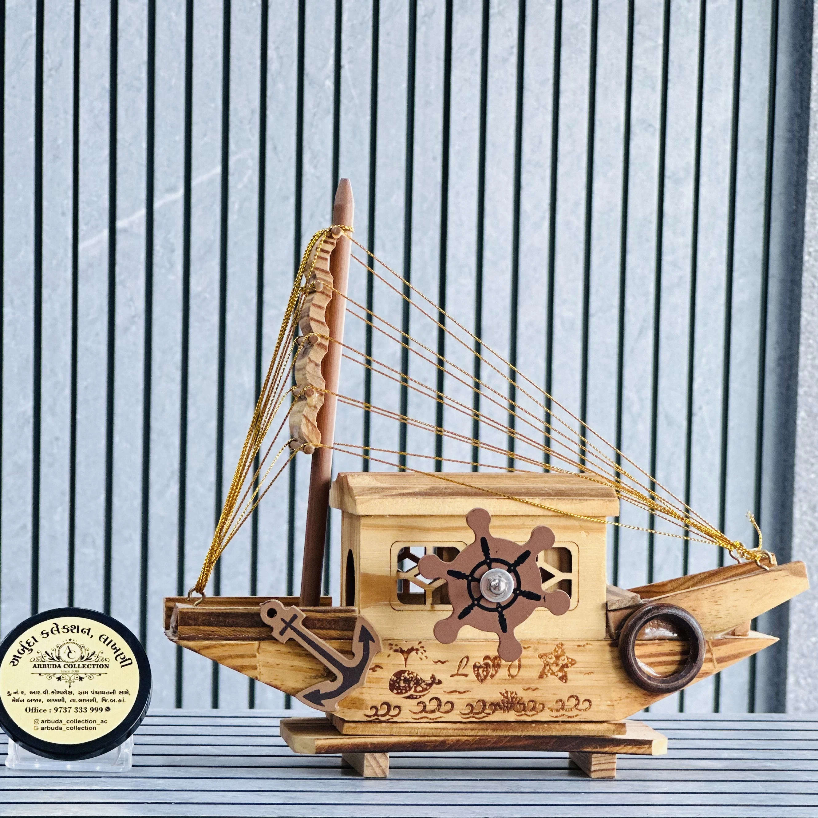 Wooden Boat Model