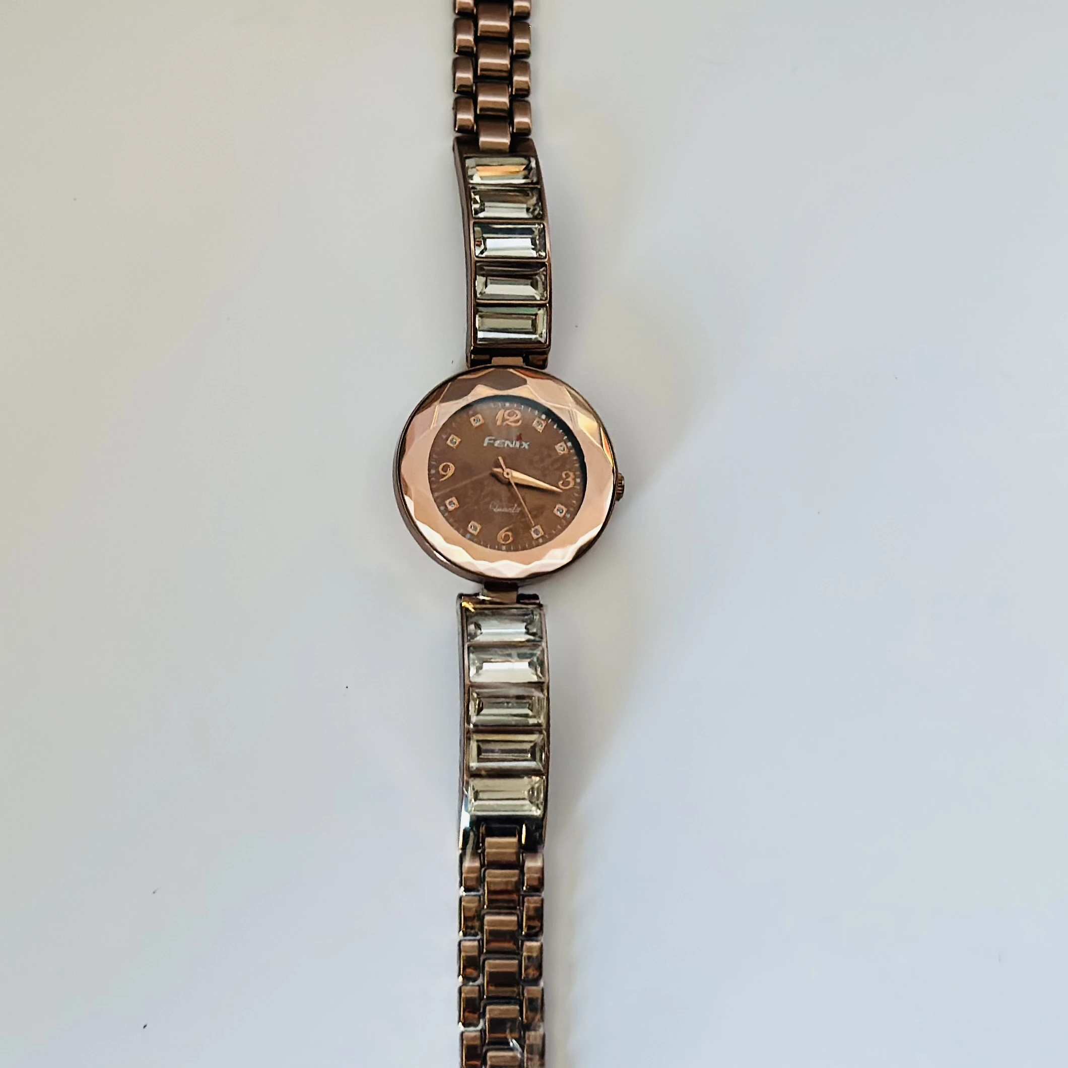 women's rose gold-tone analog watch