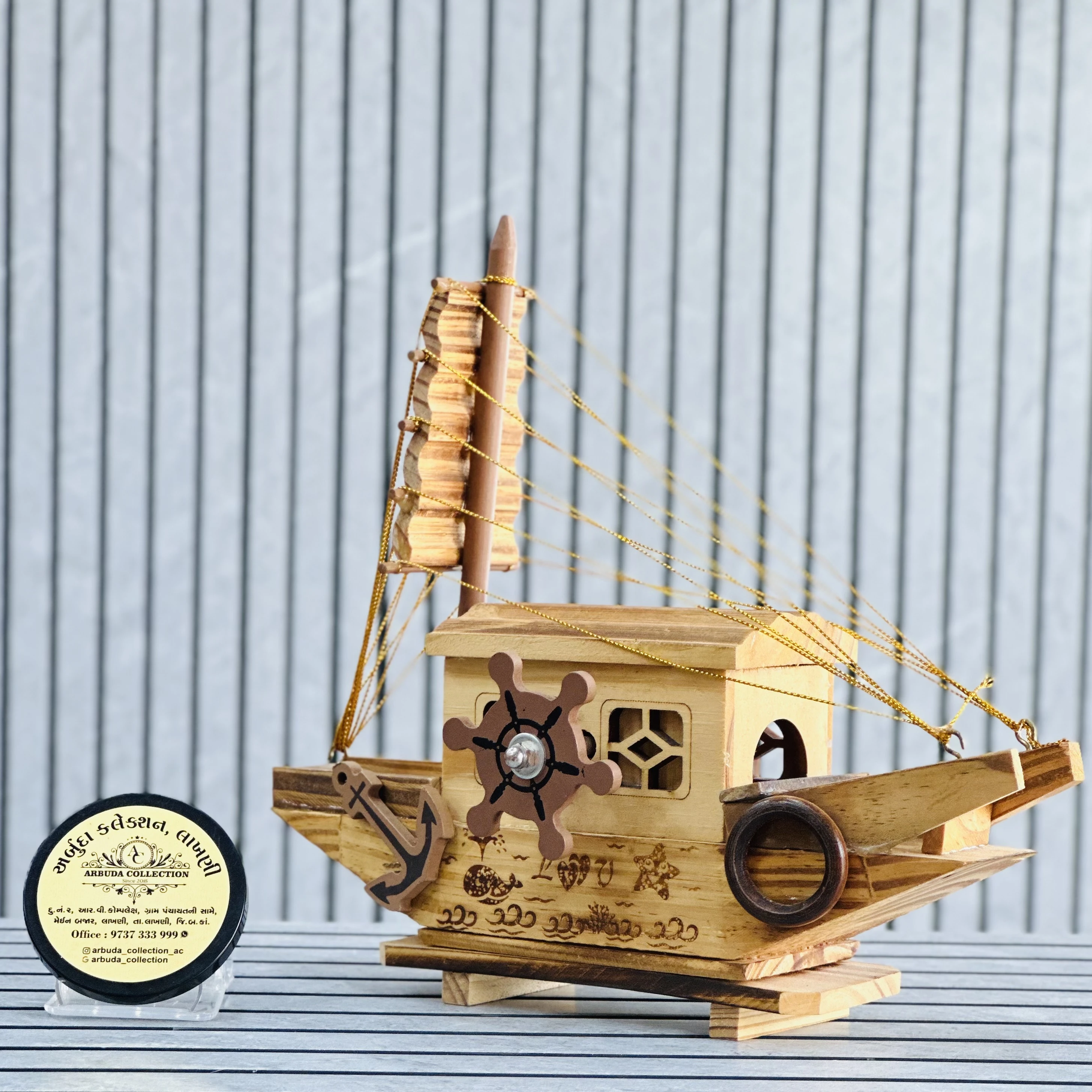 Wooden Boat Model