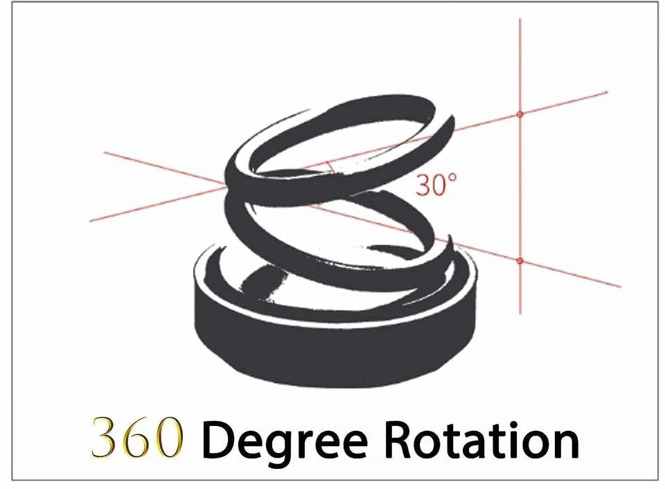 solar-powered, double-ring rotating car air freshener/perfume diffuser