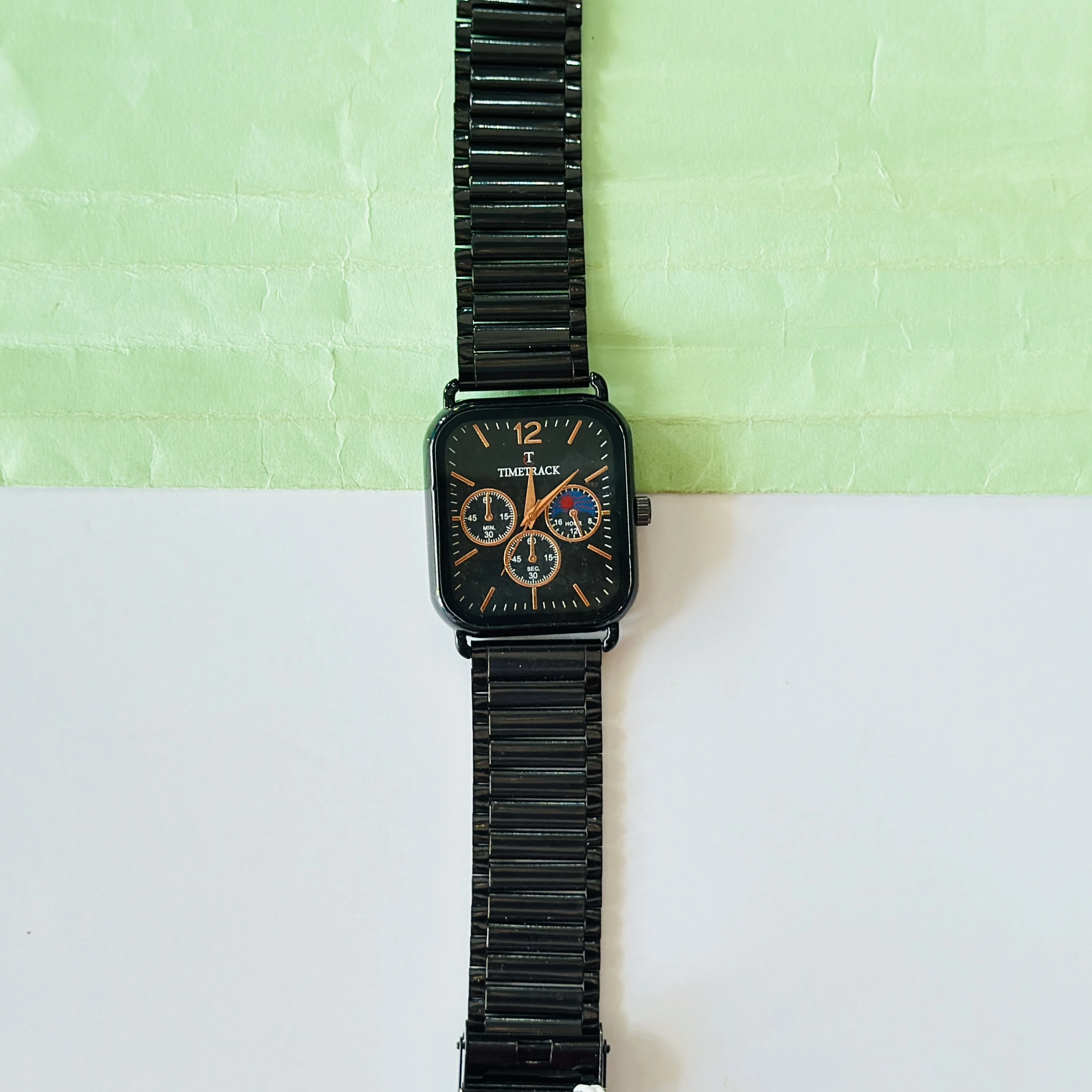 Black Analogue Watch For Man’s