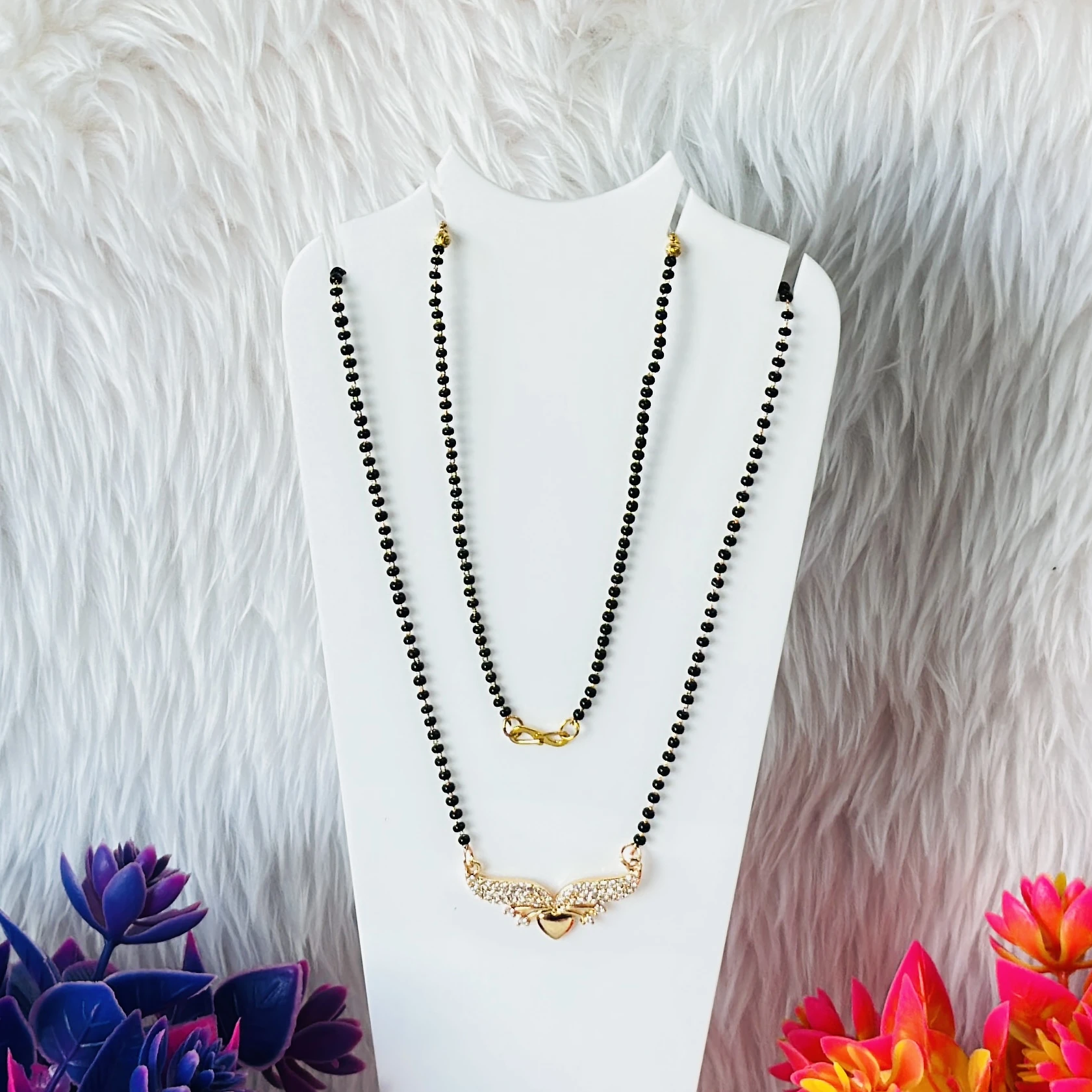 Gold -plated mangalsutra