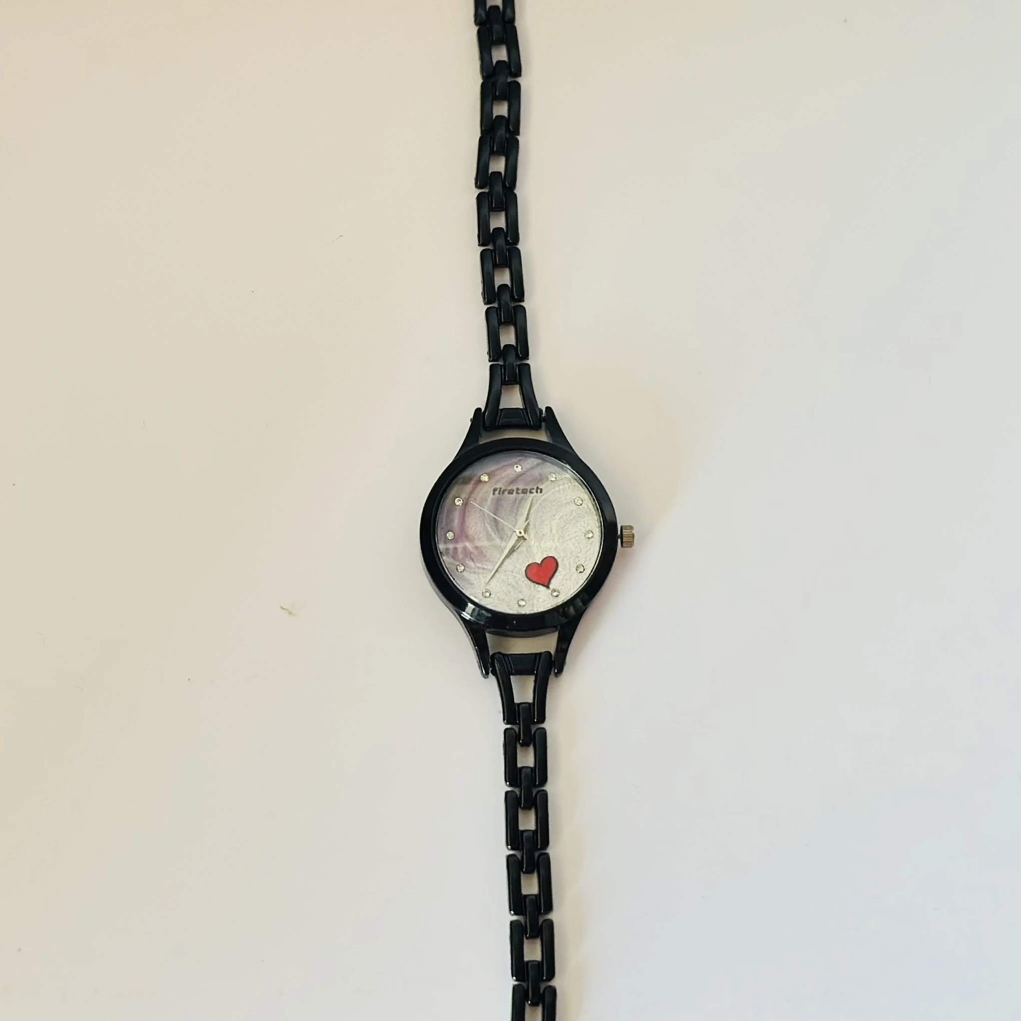 Black analog women's watch