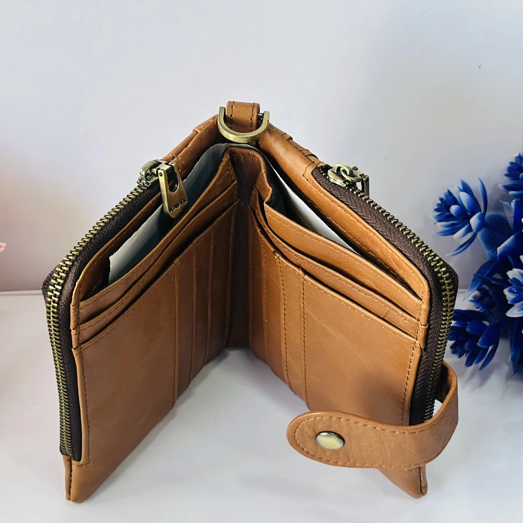 Kavi's genuine leather men's wallet