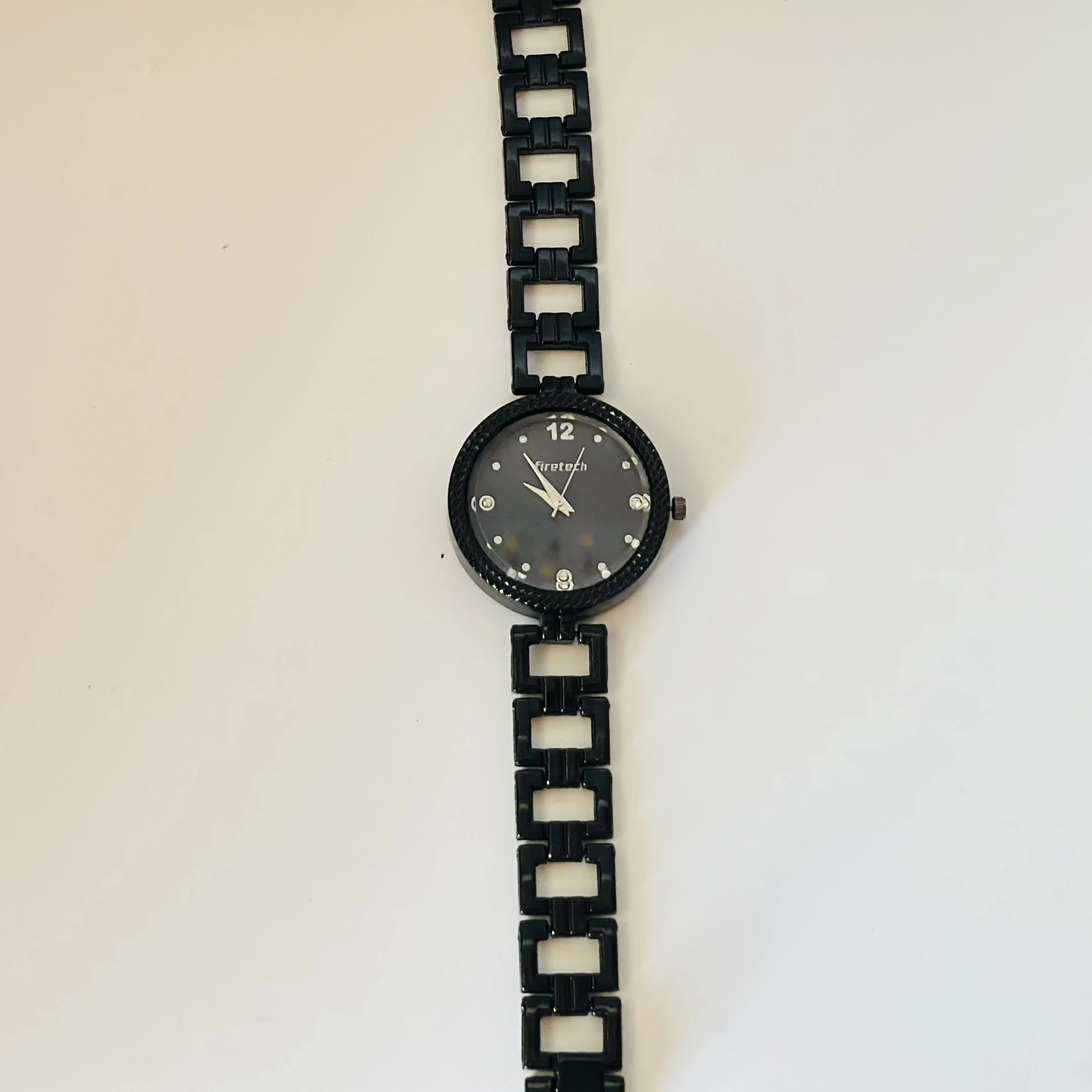 Black Firetech analog watch