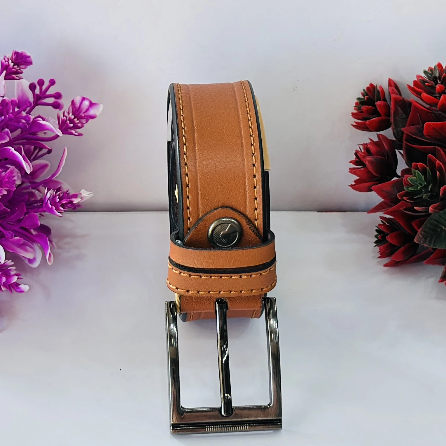 Leather World buckle belt