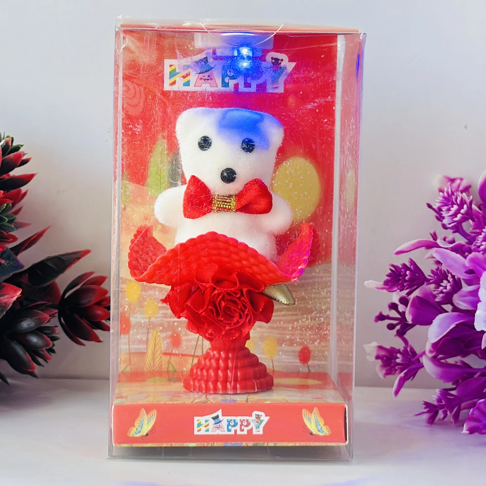 FernHaus Teddy and Rose Gift Box